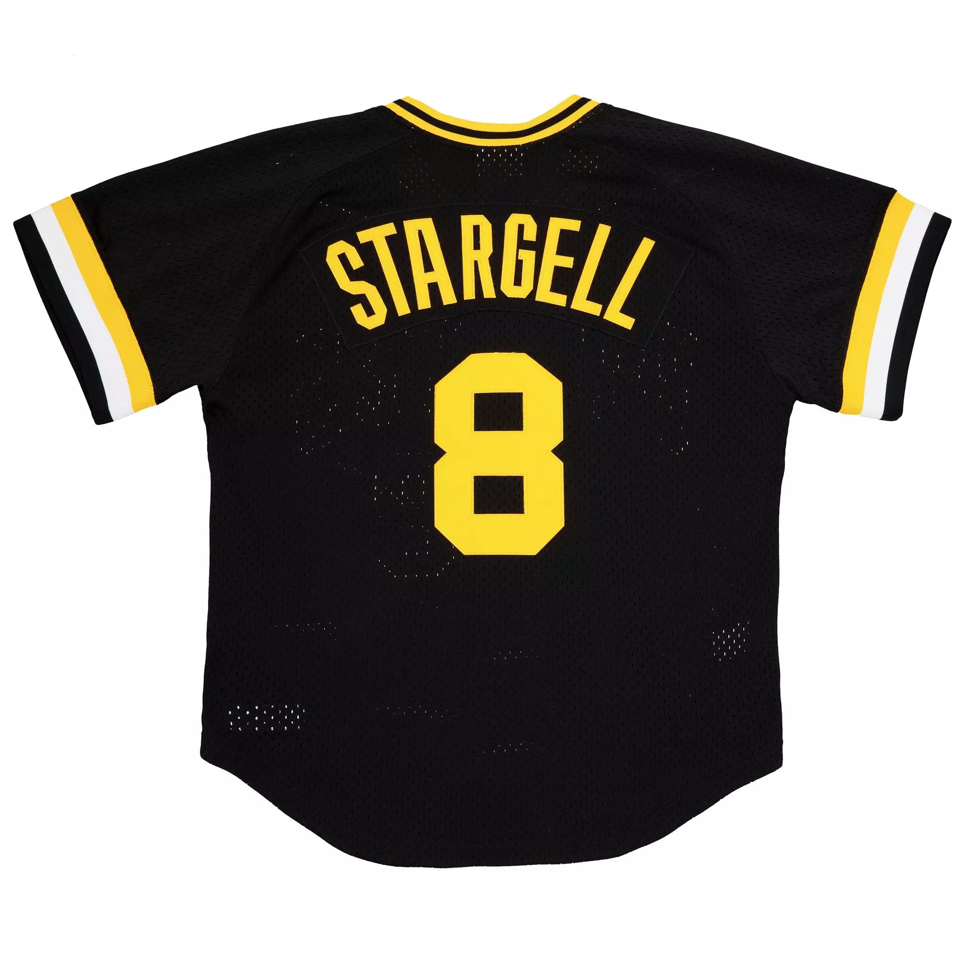 Mitchell & Ness Pittsburgh Men's Pirates Willie Stargell Batting Practice Jersey-Black - BLACK