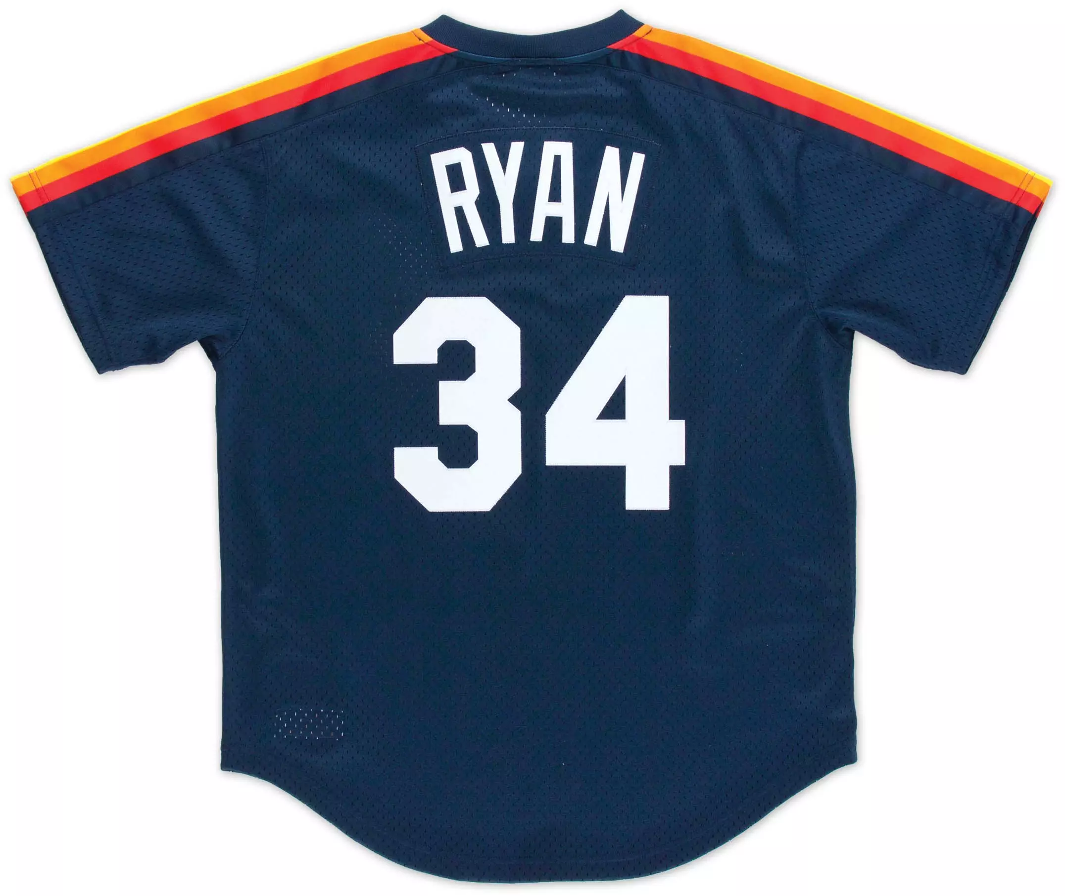 Mitchell & Ness Men's Houston Astros Nolan Ryan Batting Practice Jersey-Navy - NAVY