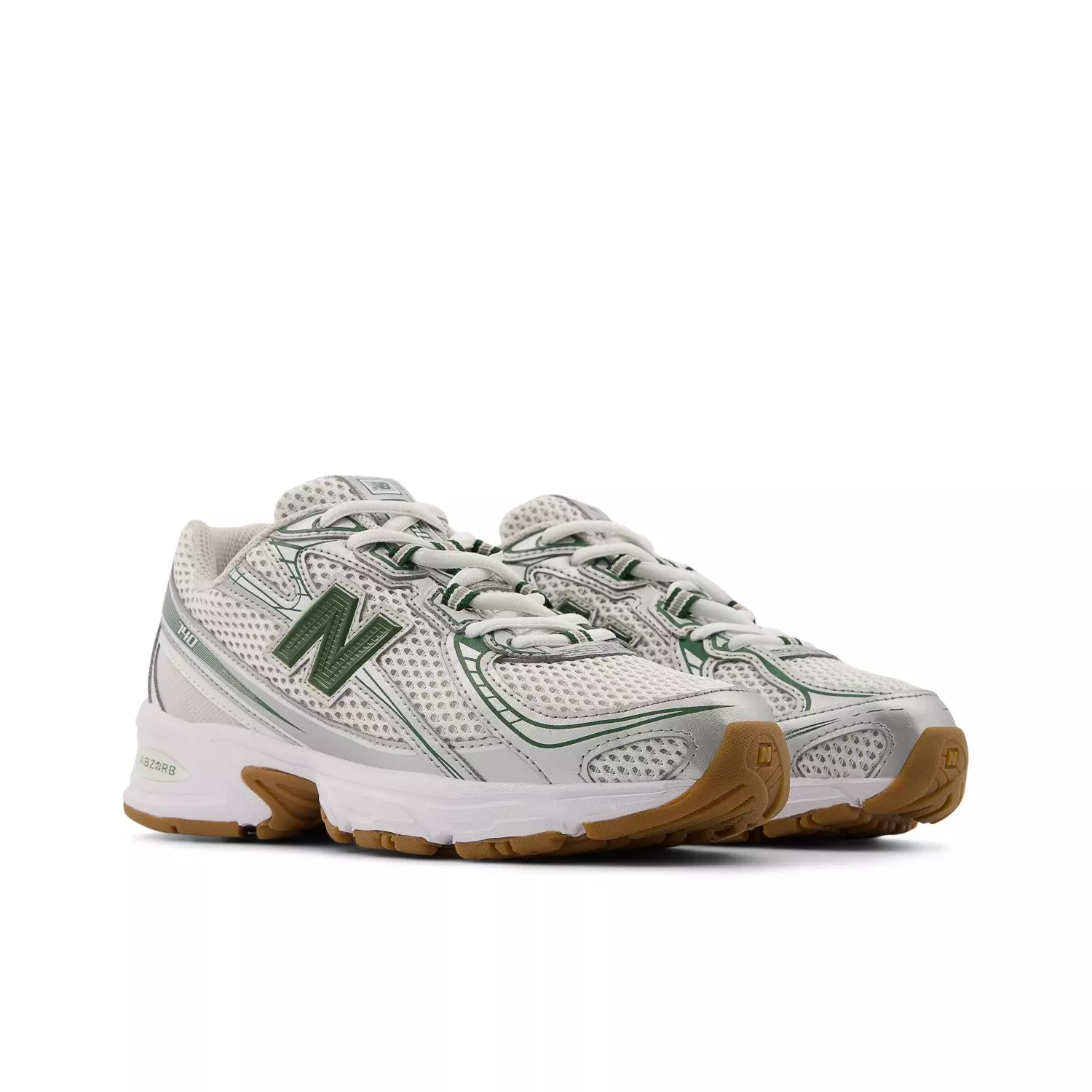 New Balance 740 "White/Green" Grade School Boys' Shoe - WHITE/GREEN