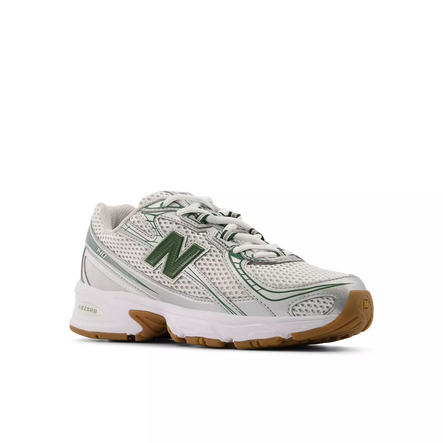New Balance 740 "White/Green" Grade School Boys' Shoe - WHITE/GREEN