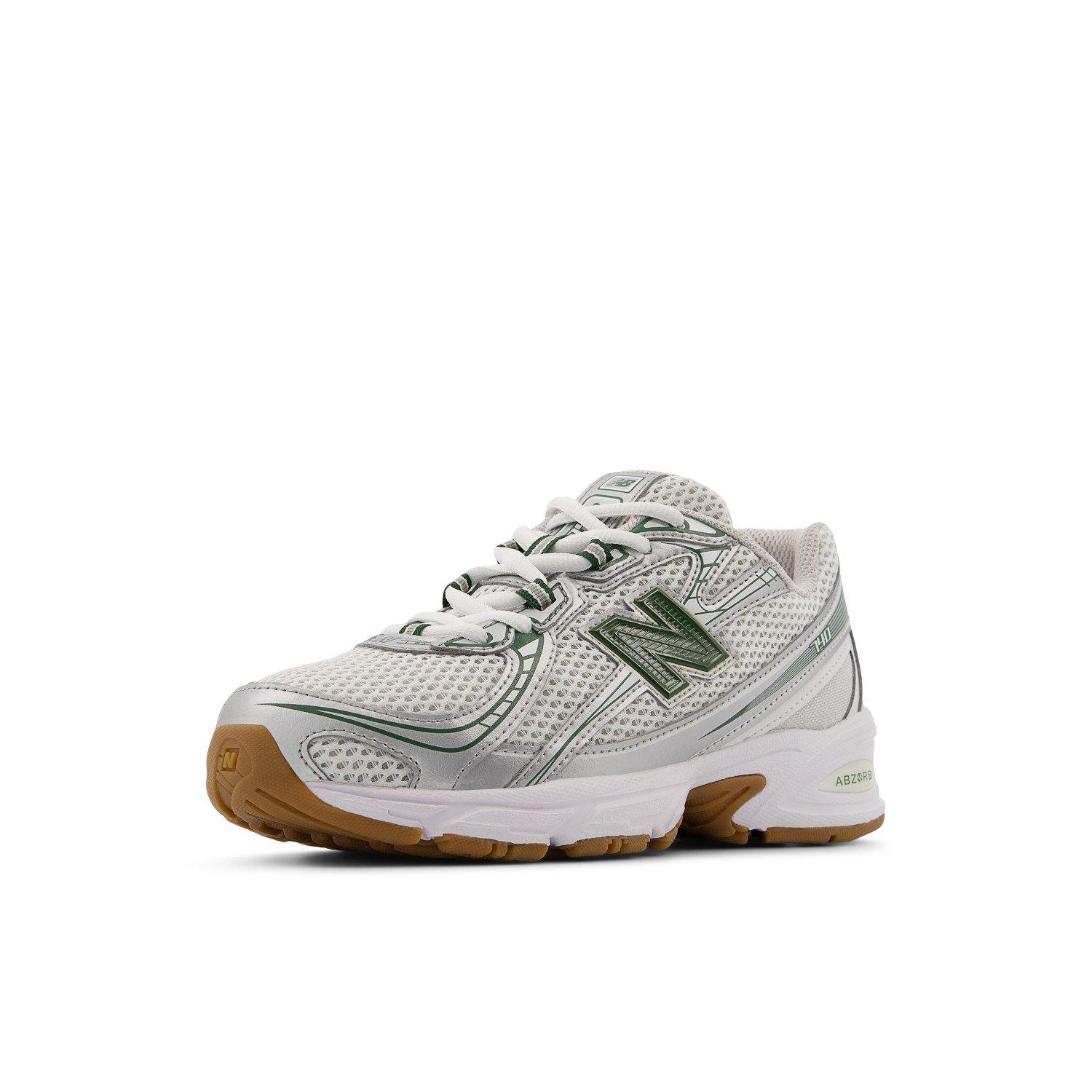 New Balance 740 Grade School Boys' "White/Green" Shoe