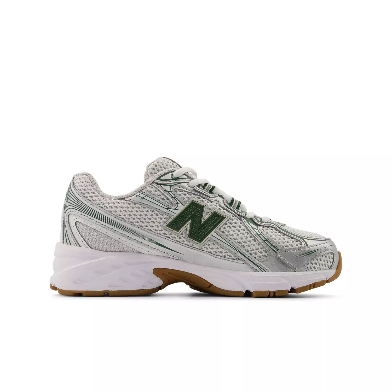 New Balance 740 "White/Green" Grade School Boys' Shoe - WHITE/GREEN