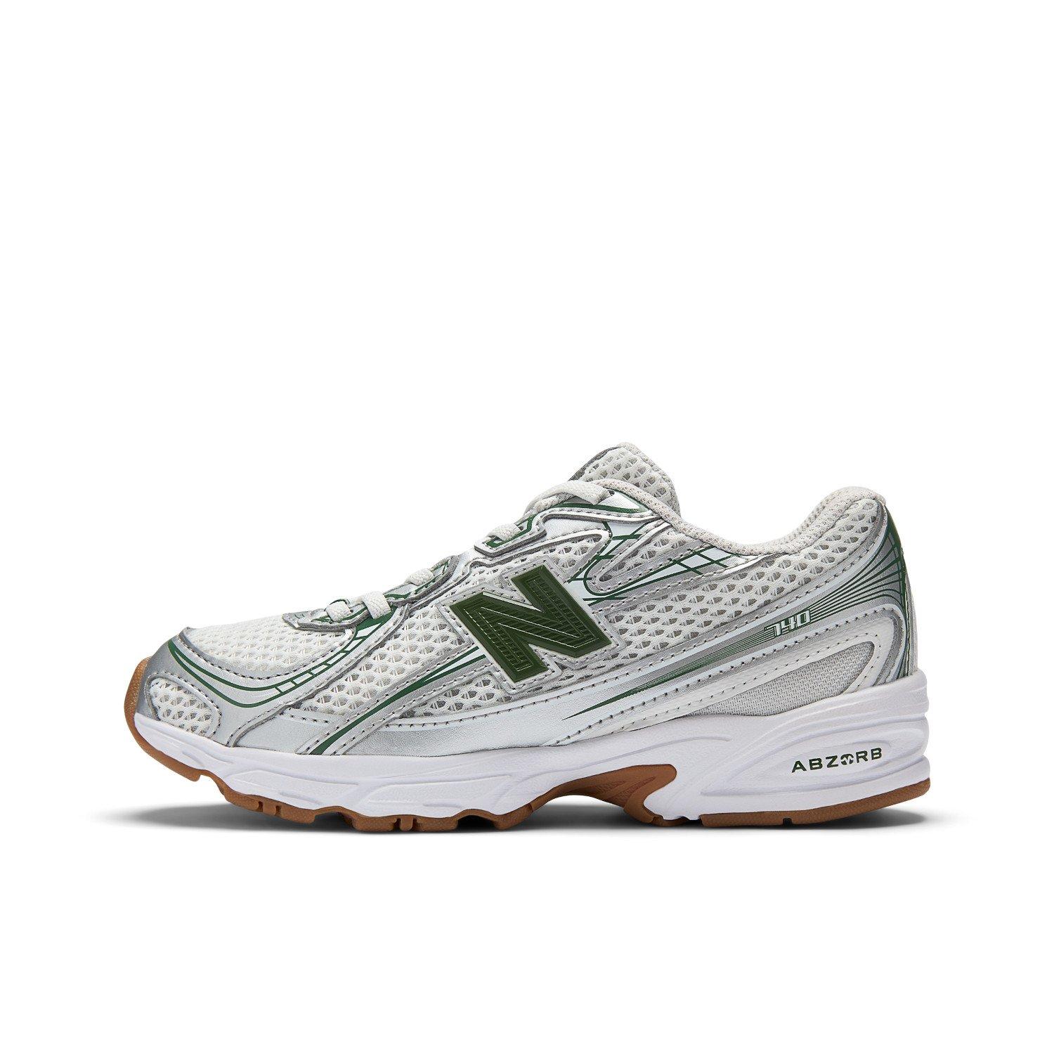 New Balance 740 Preschool Boys' "White/Green" Shoe