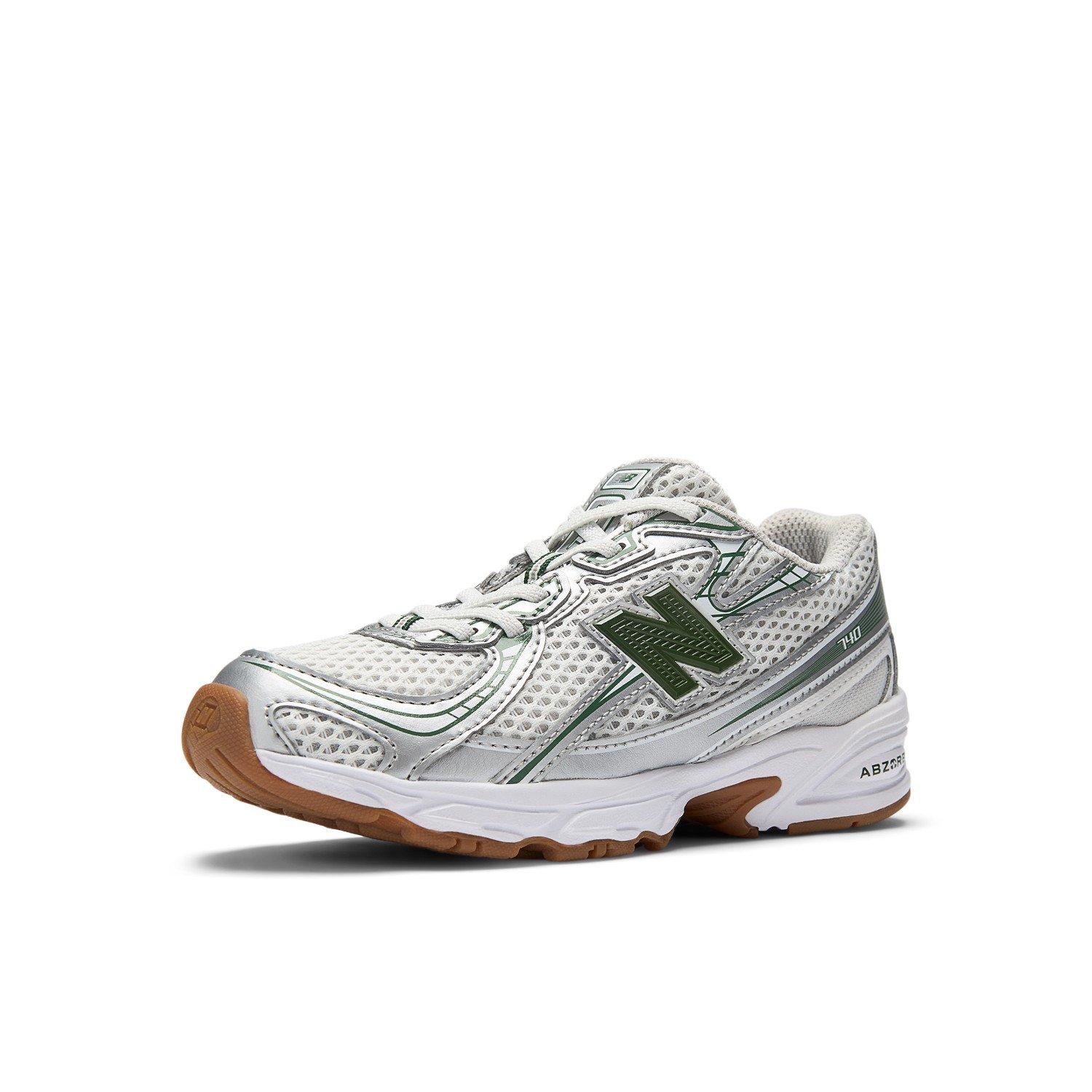 New Balance 740 Preschool Boys' "White/Green" Shoe