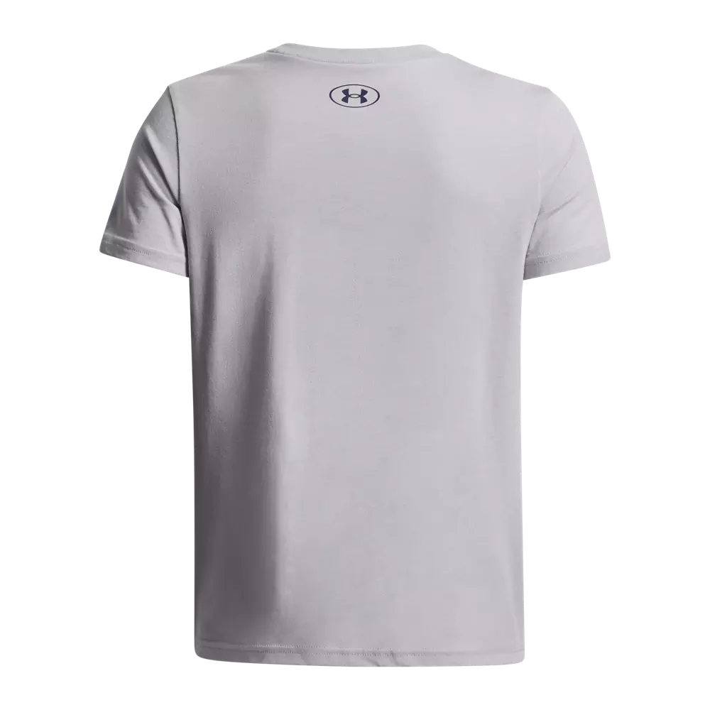 Under Armour Big Boys' Varsity Logo Tee - GREY