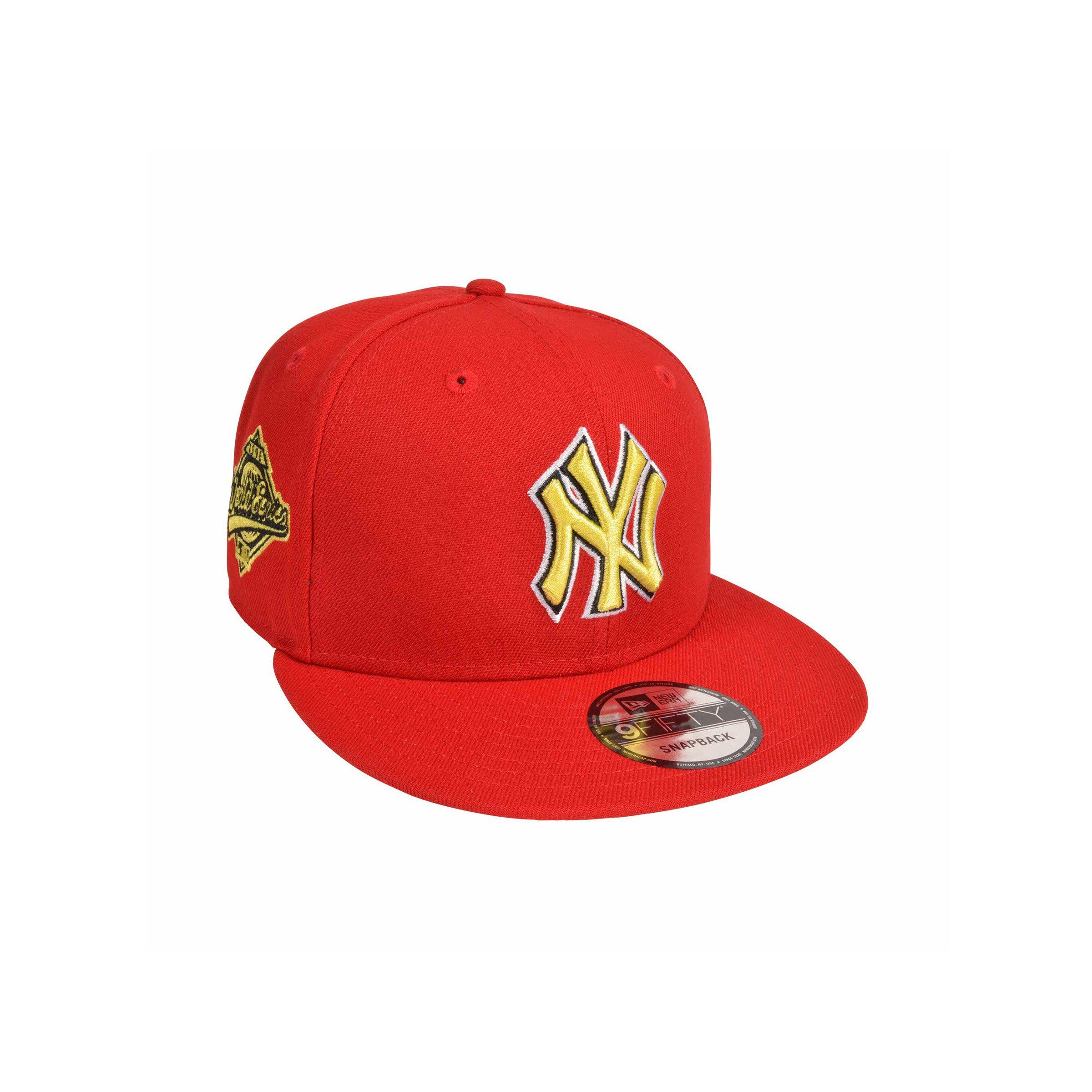 Men’s New Era New York Yankees Ferrari Snapback Hat-Red