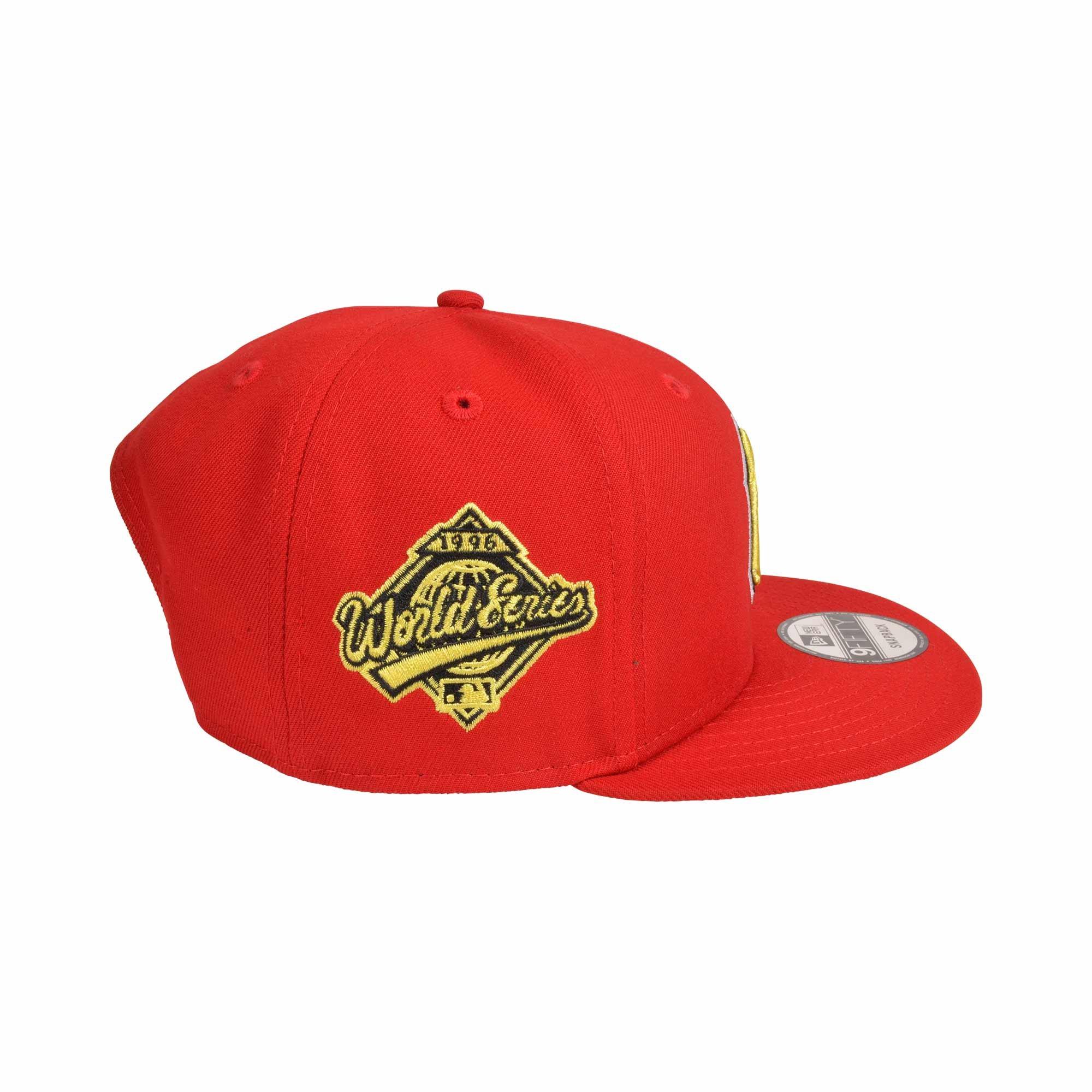 Men’s New Era New York Yankees Ferrari Snapback Hat-Red