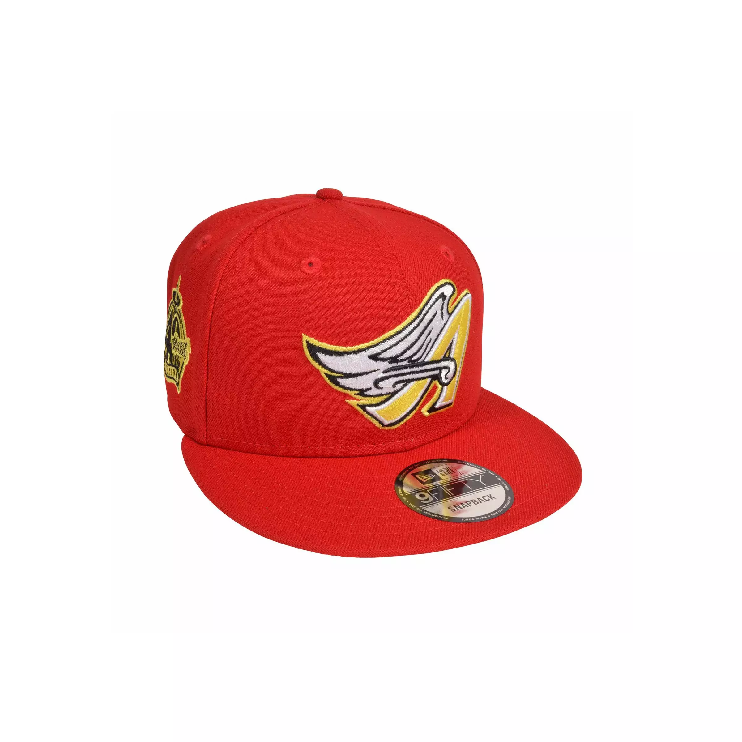 New Era Los Angeles Angels Ferrari Snapback Hat-Red - RED
