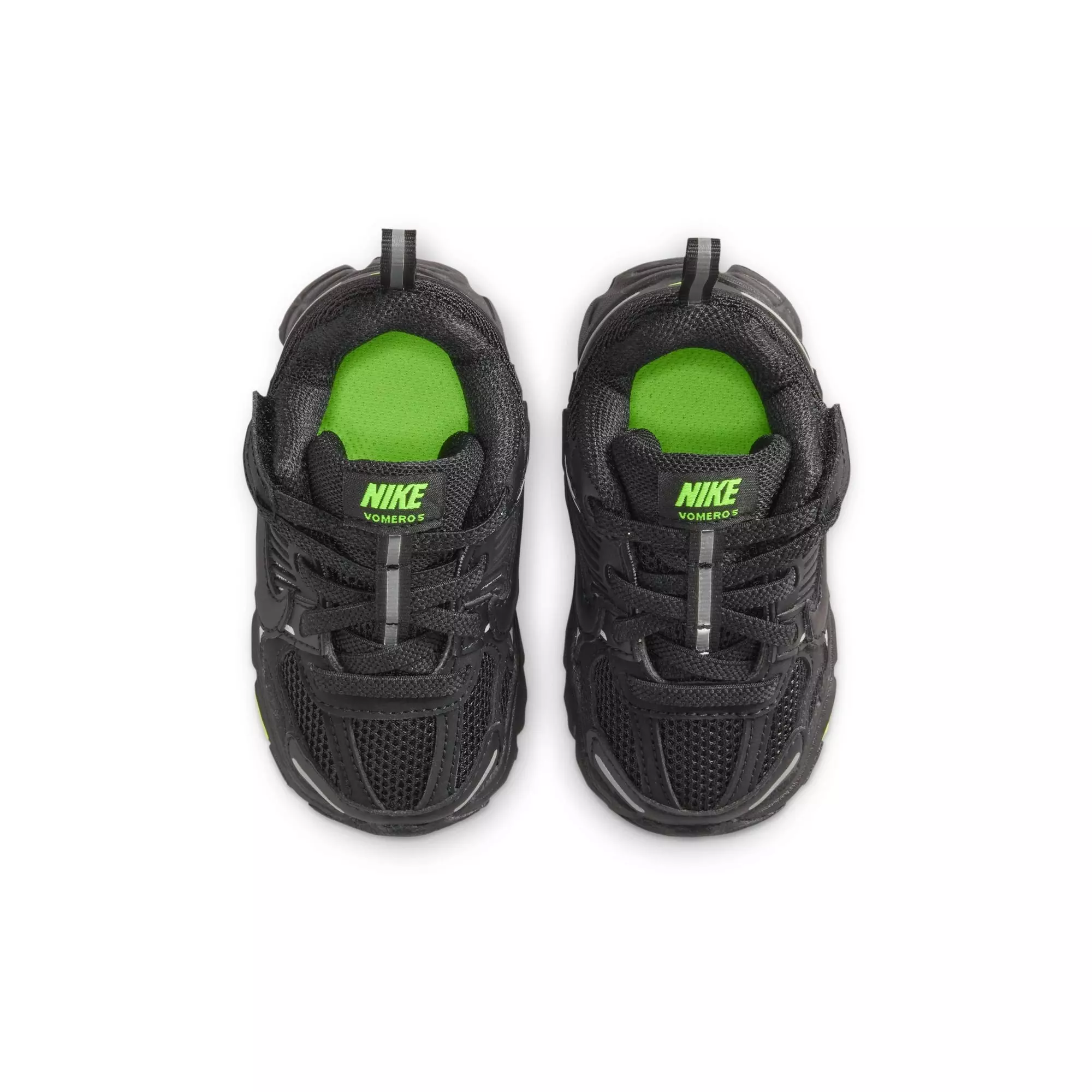 Nike Vomero 5 "Black/Volt" Toddler Boys' Shoe - WHITE/BLACK