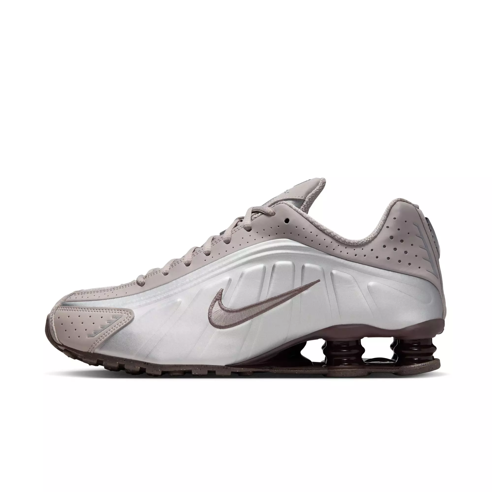 Nike Shox R4 "Cave Stone/College Grey" Men's Shoe - DARK GREY