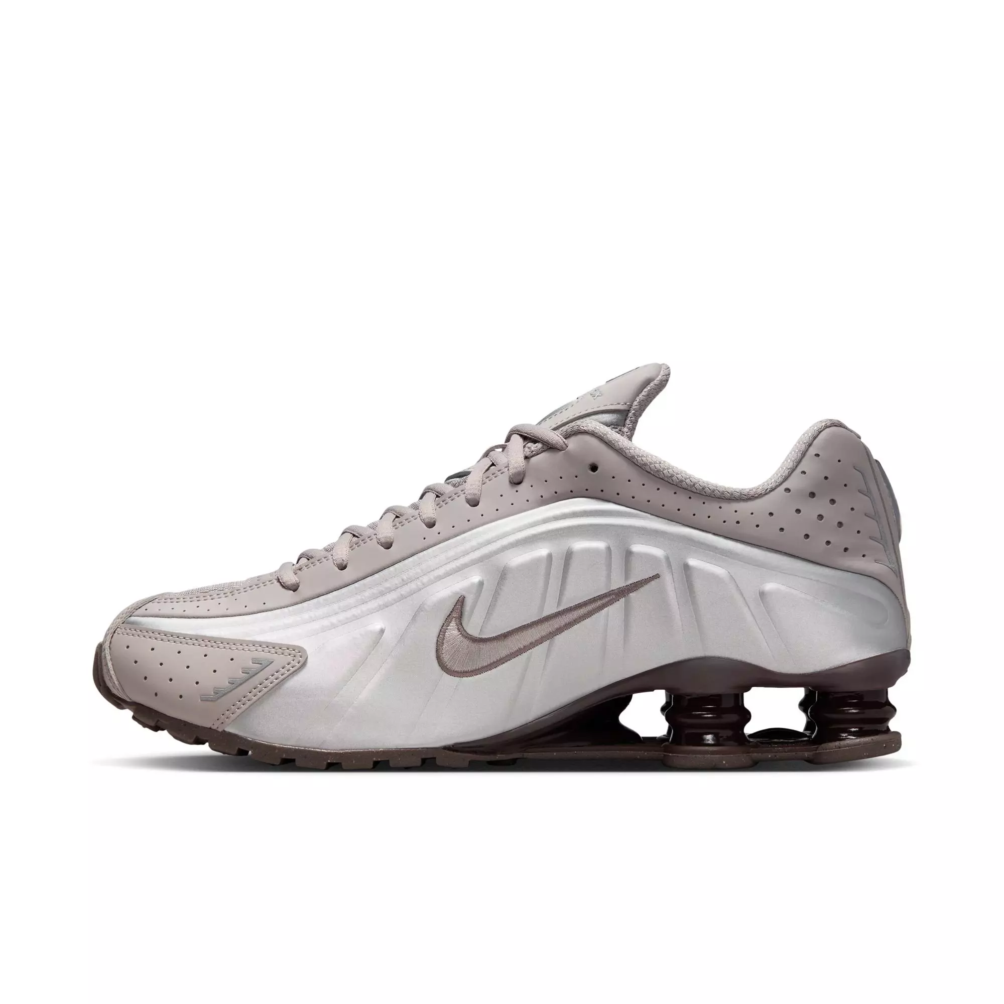 Nike Shox R4 "Cave Stone/College Grey" Men's Shoe - DARK GREY