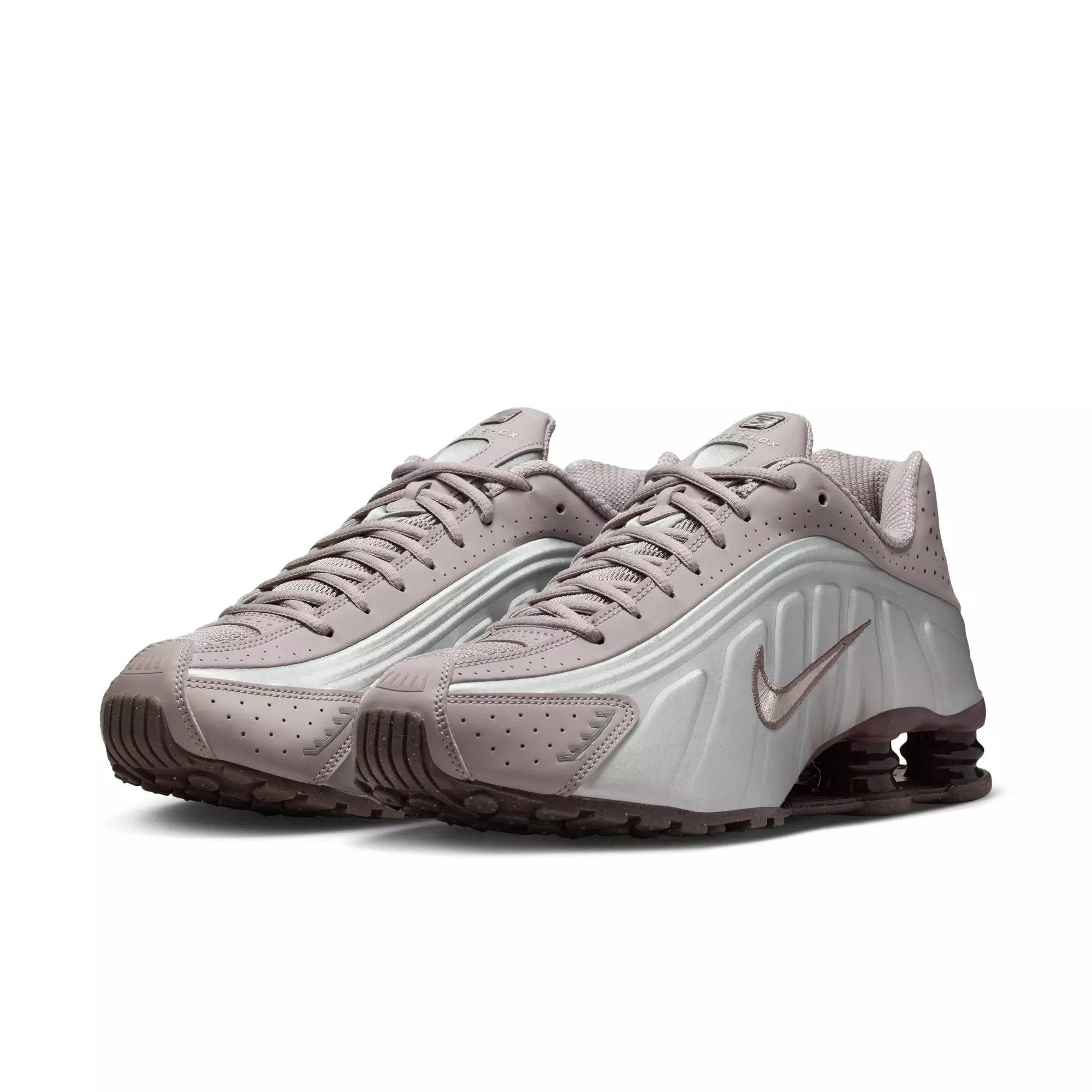 Nike Shox R4 "Cave Stone/College Grey" Men's Shoe - DARK GREY
