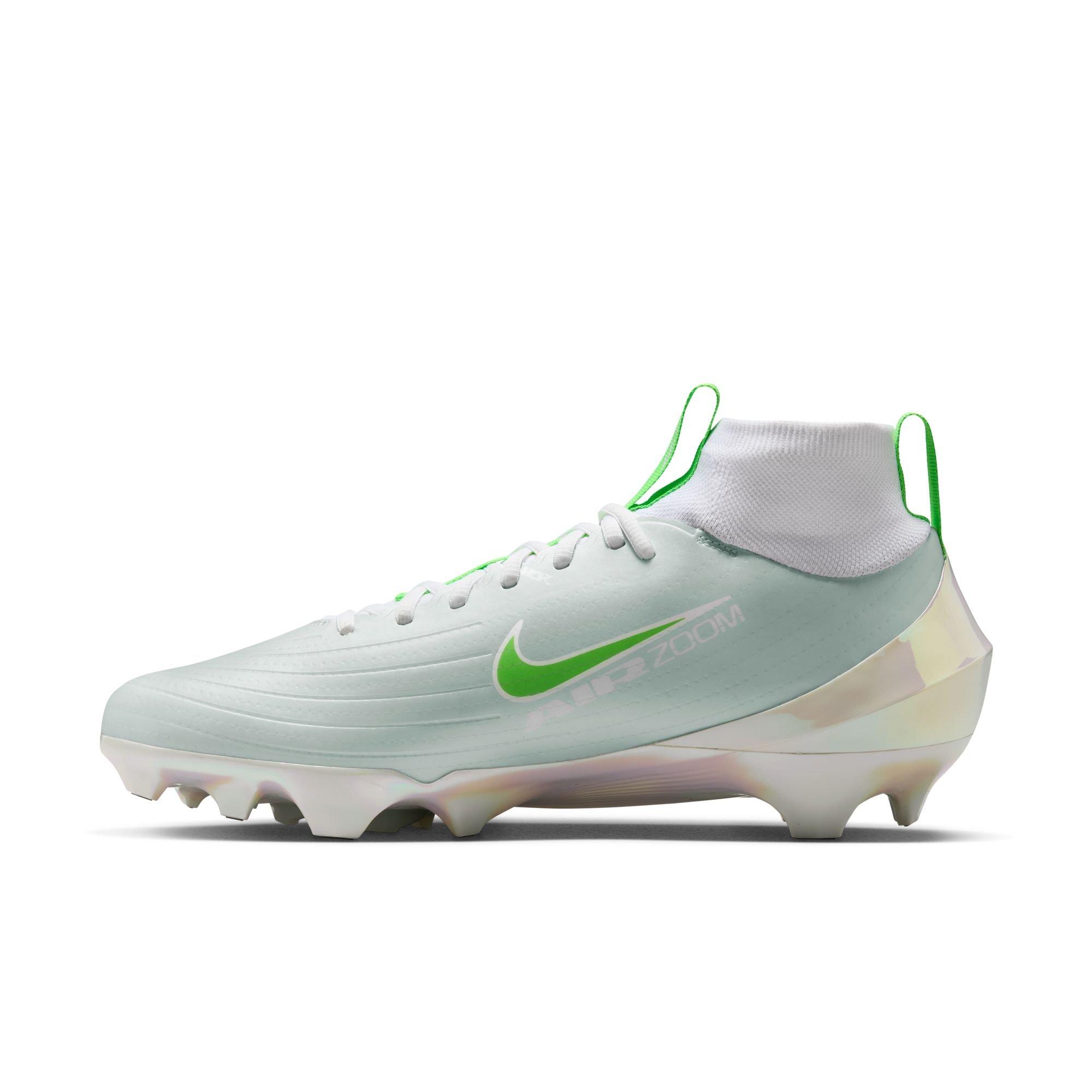 Nike Vapor Pro Kyler Murray "White/Green Strike" Men's Football Cleat - WHITE/GREEN Thumbnail View 4