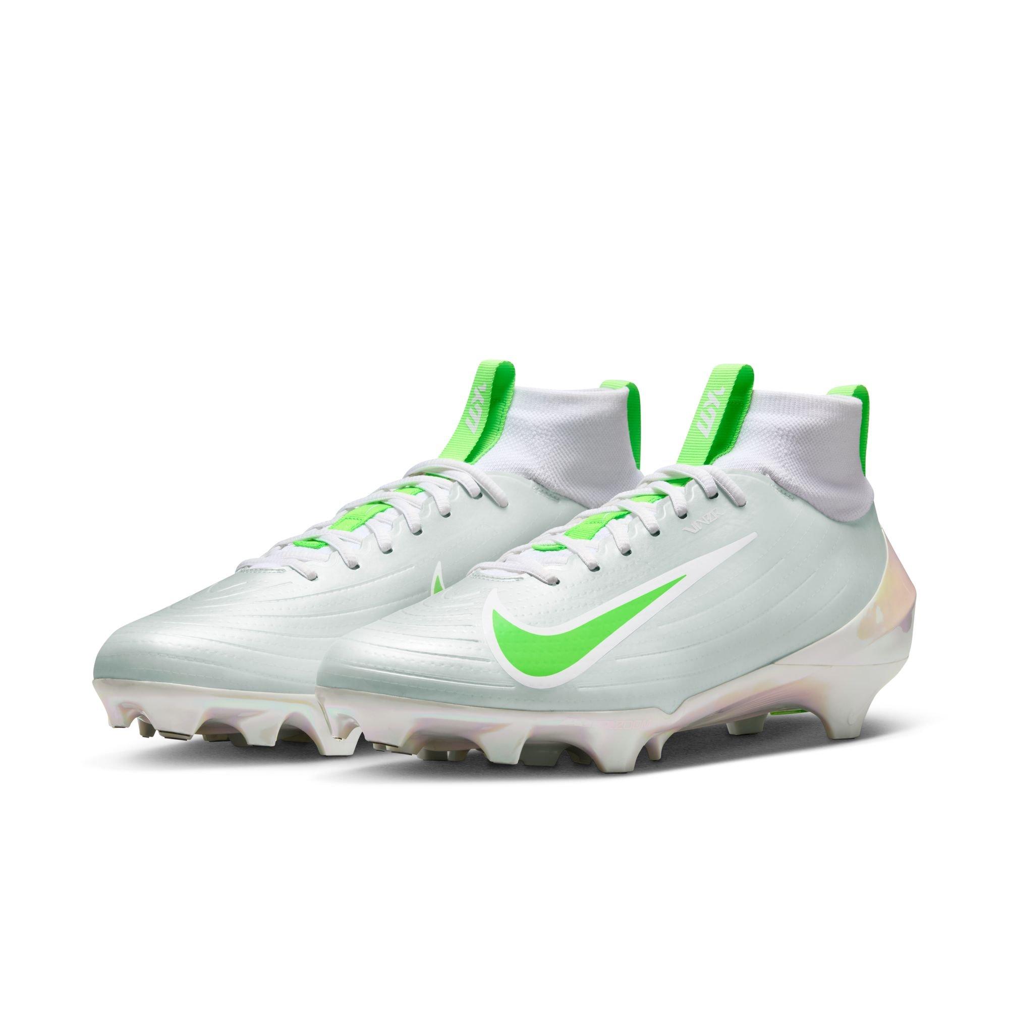 Nike Vapor Pro Kyler Murray "White/Green Strike" Men's Football Cleat - WHITE/GREEN Thumbnail View 5