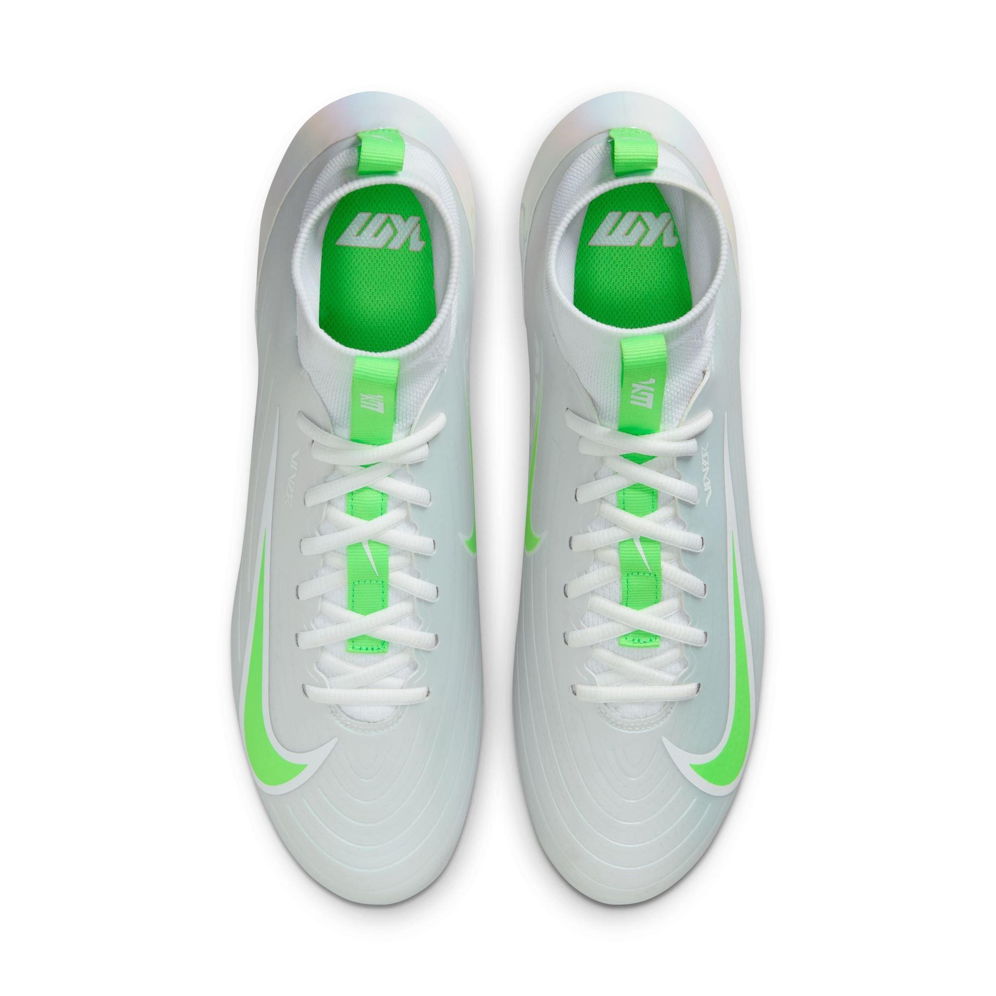 Nike Vapor Pro Kyler Murray "White/Green Strike" Men's Football Cleat - WHITE/GREEN Thumbnail View 6