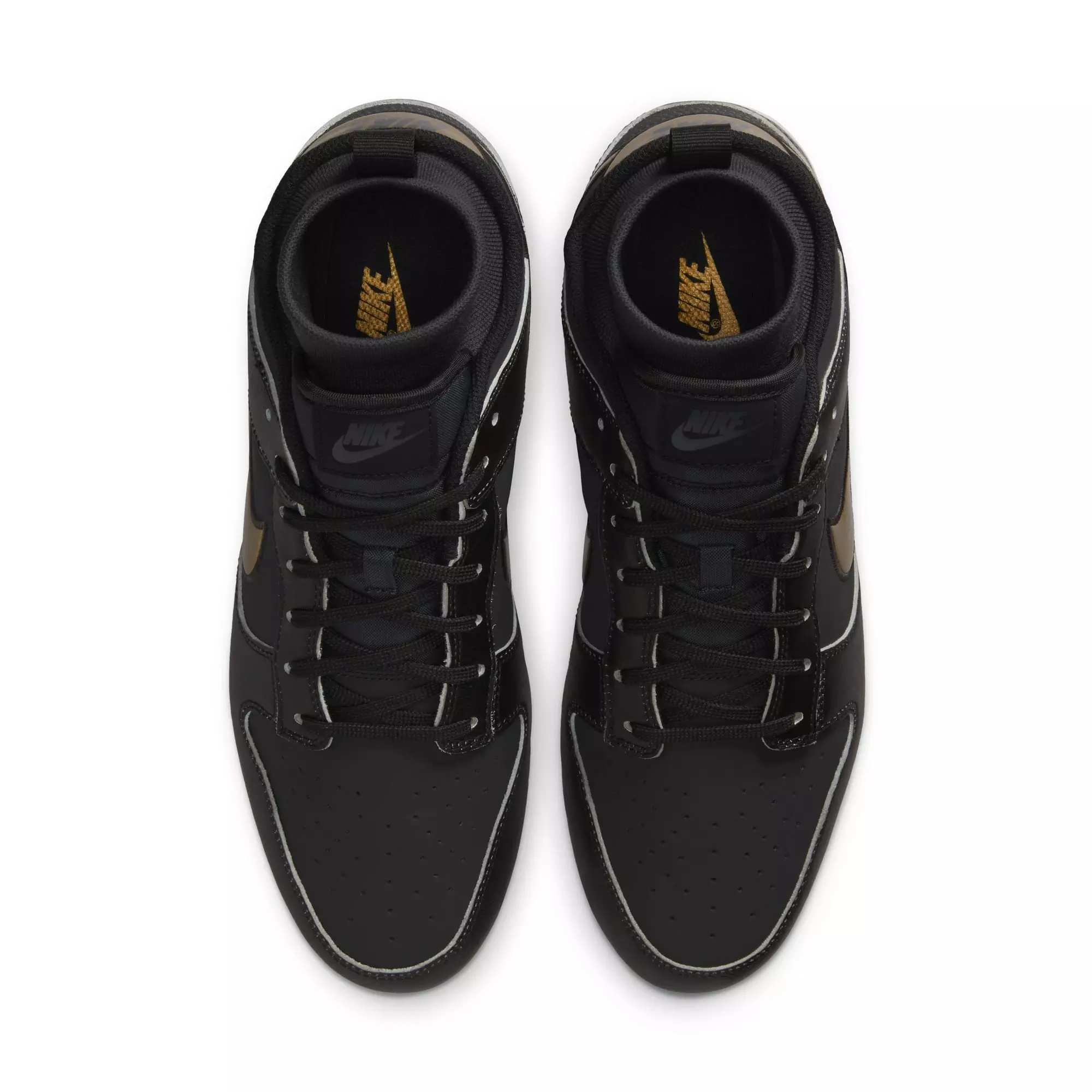 Nike Alpha Menace Dunk "Black/Off Noir" Men's Football Cleat - BLACK/OFF-NOIR