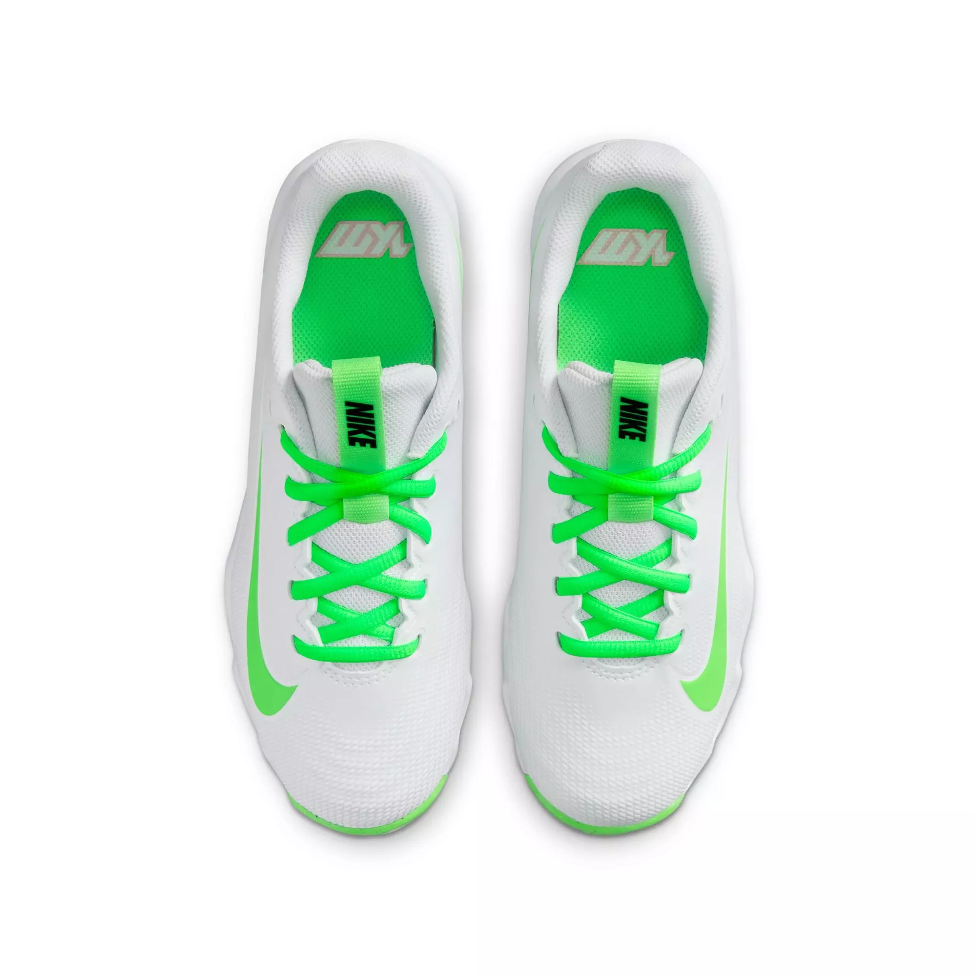 Nike Kyler Vapor Shark "White/Green Strike/Pink Foam/Black" Grade School Boys' Football Cleat - WHITE/GREEN