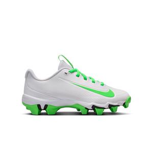 Nike Kyler Vapor Shark "White/Green Strike/Pink Foam/Black" Grade School Boys' Football Cleat