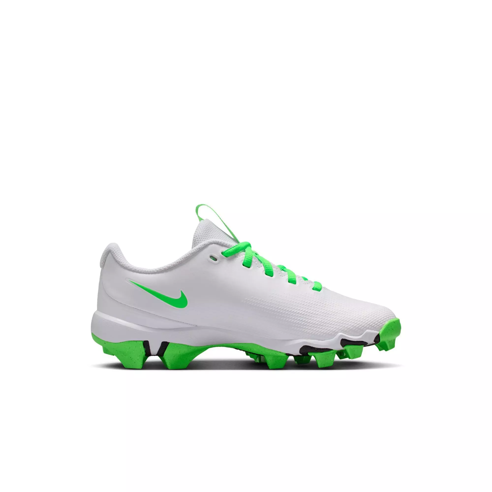 Nike Kyler Vapor Shark "White/Green Strike/Pink Foam/Black" Preschool Boys' Football Cleat - WHITE/GREEN