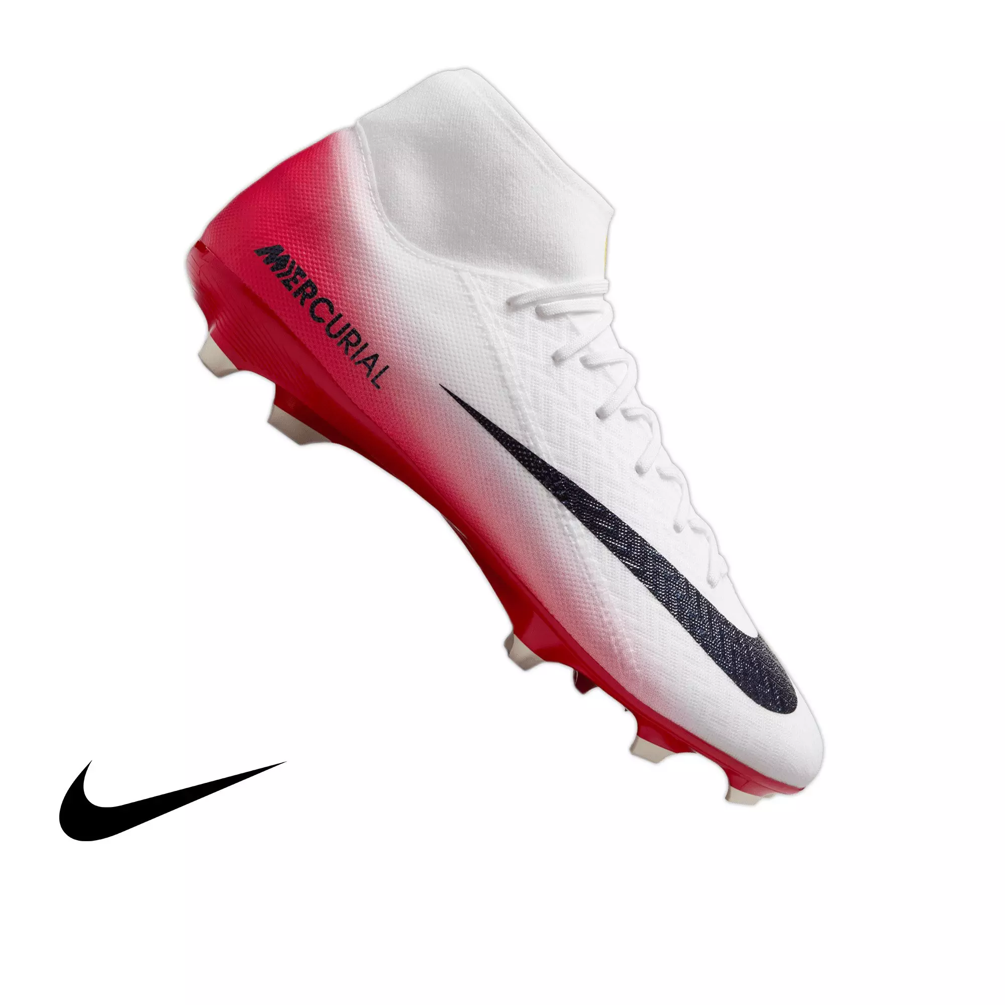 Nike Mercurial Superfly 10 Academy MG "University Red" Men's Soccer Cleat - RED/BLACK