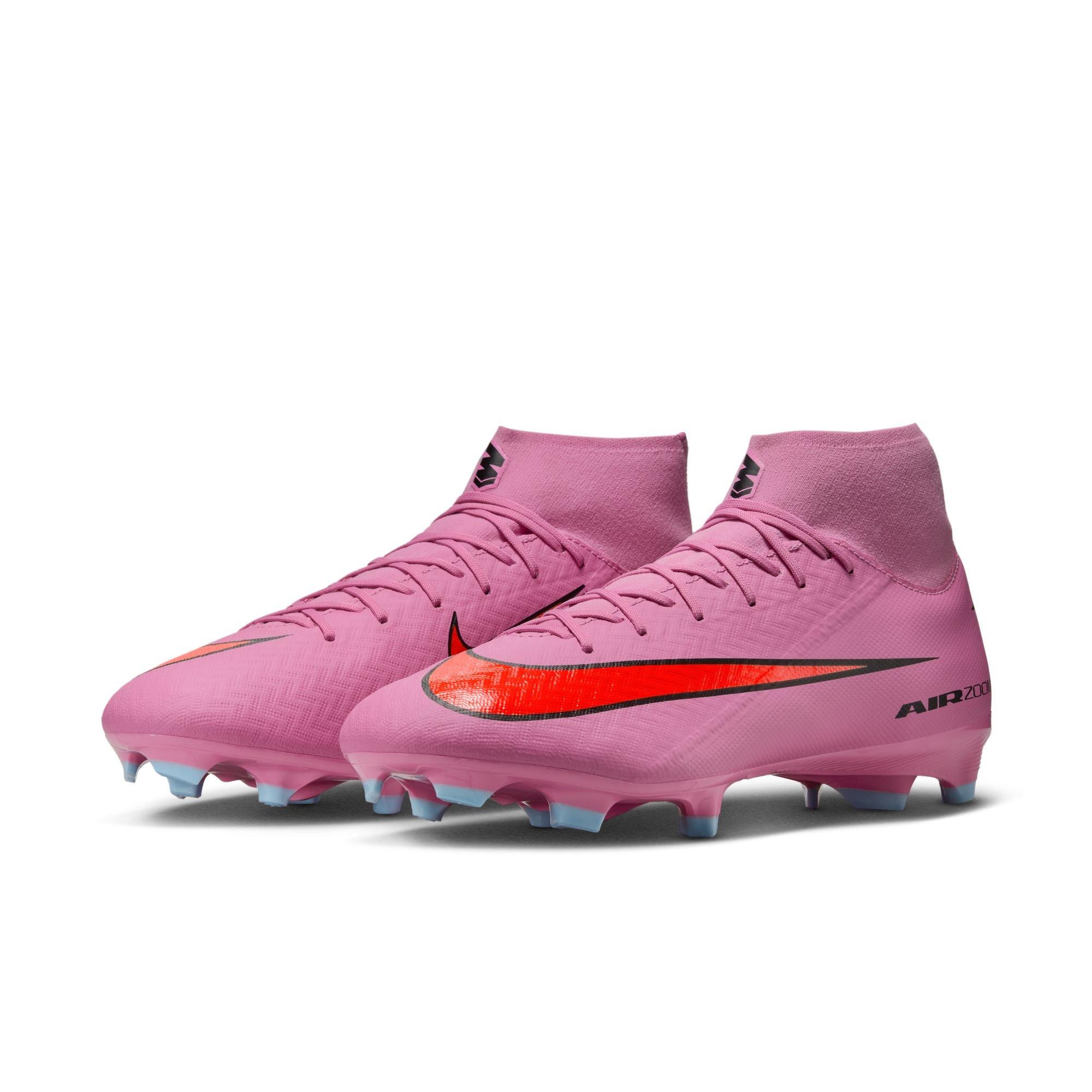 Nike Mercurial Superfly 10 Academy "Magic Flamingo" Men's Soccer Cleat - PINK/RED/BLACK Thumbnail View 3