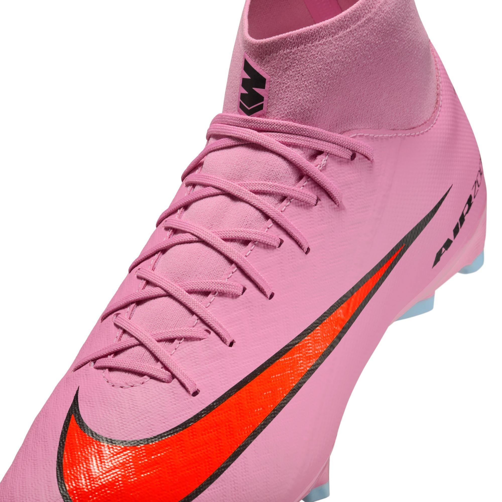 Nike Mercurial Superfly 10 Academy "Magic Flamingo" Men's Soccer Cleat - PINK/RED/BLACK Thumbnail View 5