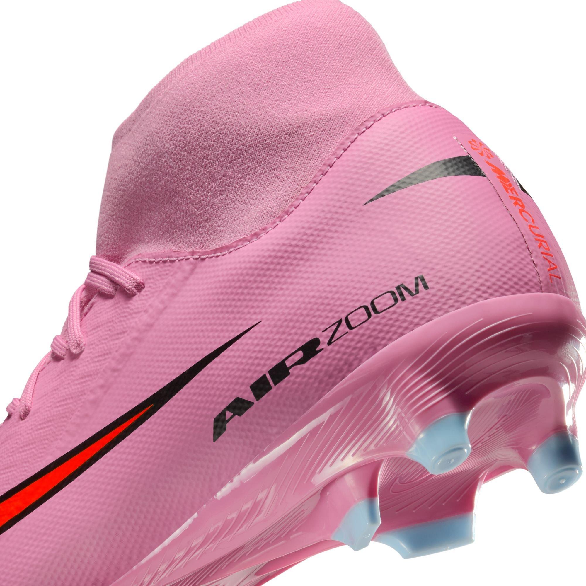 Nike Mercurial Superfly 10 Academy "Magic Flamingo" Men's Soccer Cleat - PINK/RED/BLACK Thumbnail View 6