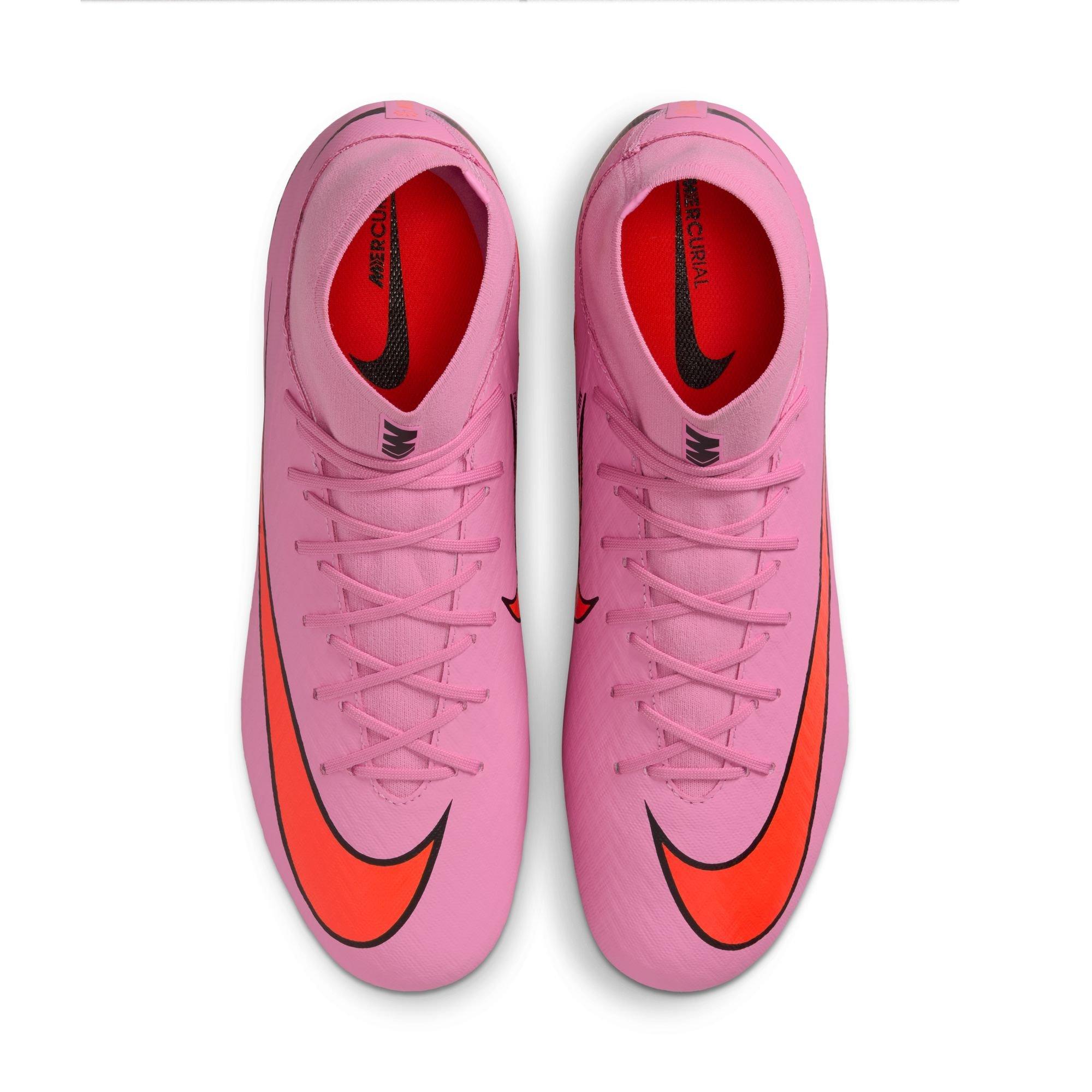 Nike Mercurial Superfly 10 Academy "Magic Flamingo" Men's Soccer Cleat - PINK/RED/BLACK Thumbnail View 10