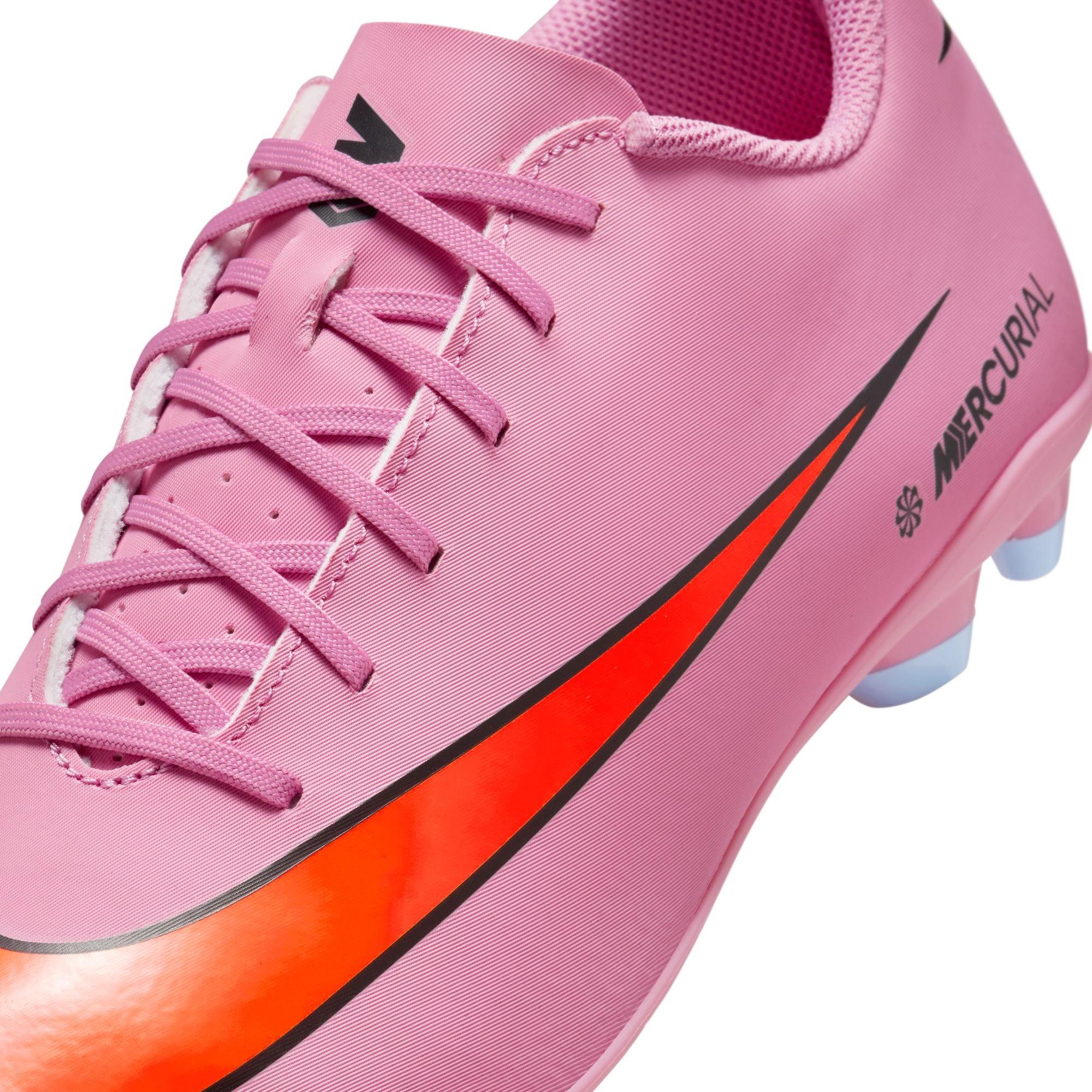 Nike Mercurial Vapor 16 Club "Magic Flamingo" Men's Soccer Cleat - PINK/RED/BLACK Thumbnail View 5