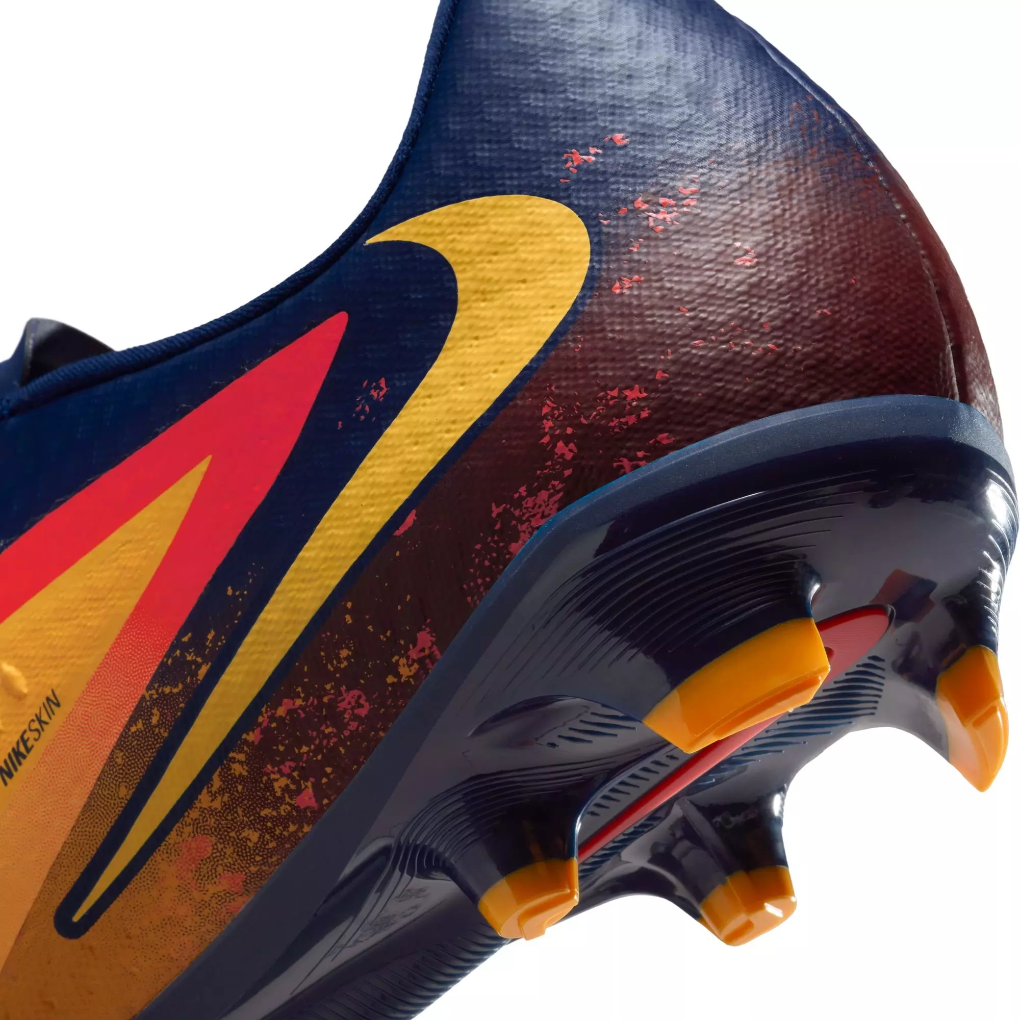 Nike Phantom 6 Low Academy "Erling Haaland" Men's Soccer Cleat - LASER ORANGE/LEMON VENOM/BLUE VOID