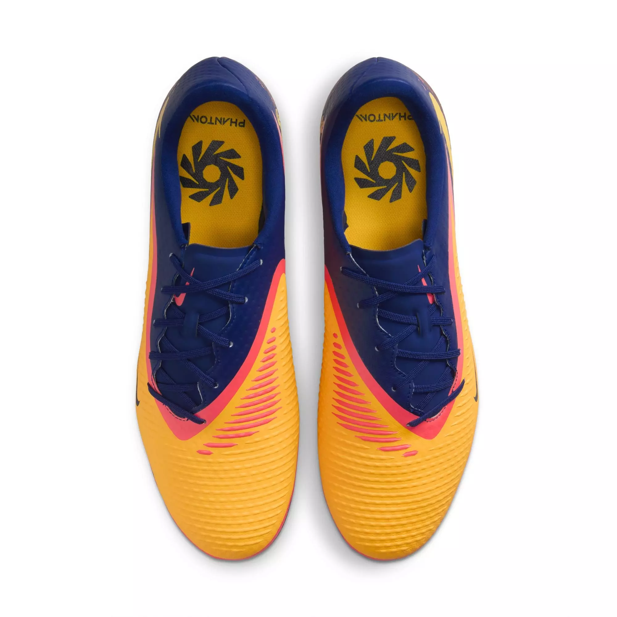 Nike Phantom 6 Low Academy "Erling Haaland" Men's Soccer Cleat - LASER ORANGE/LEMON VENOM/BLUE VOID