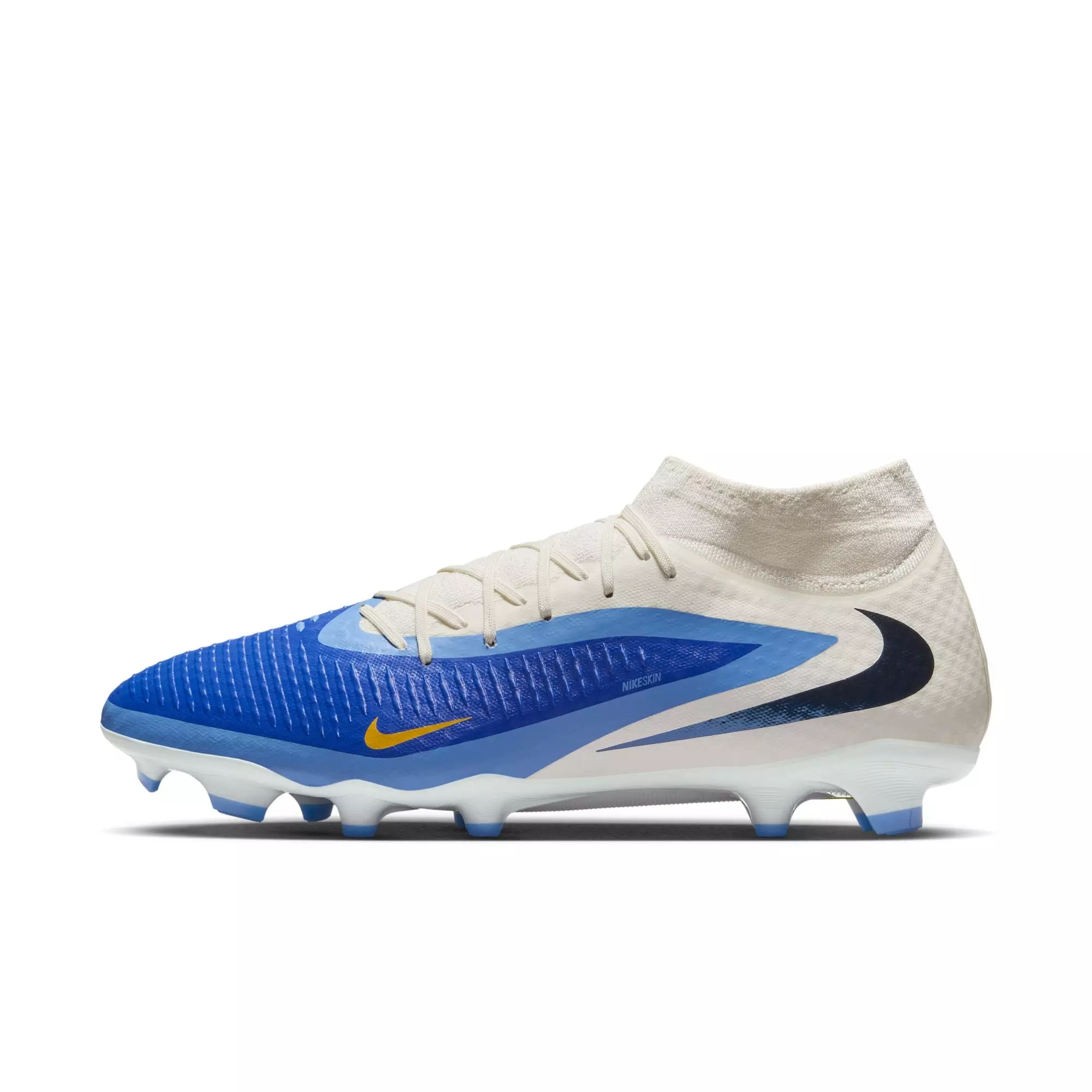 Nike Phantom 6 High Academy "Racer Blue" Men's Soccer Cleat - BLUE/BLACK