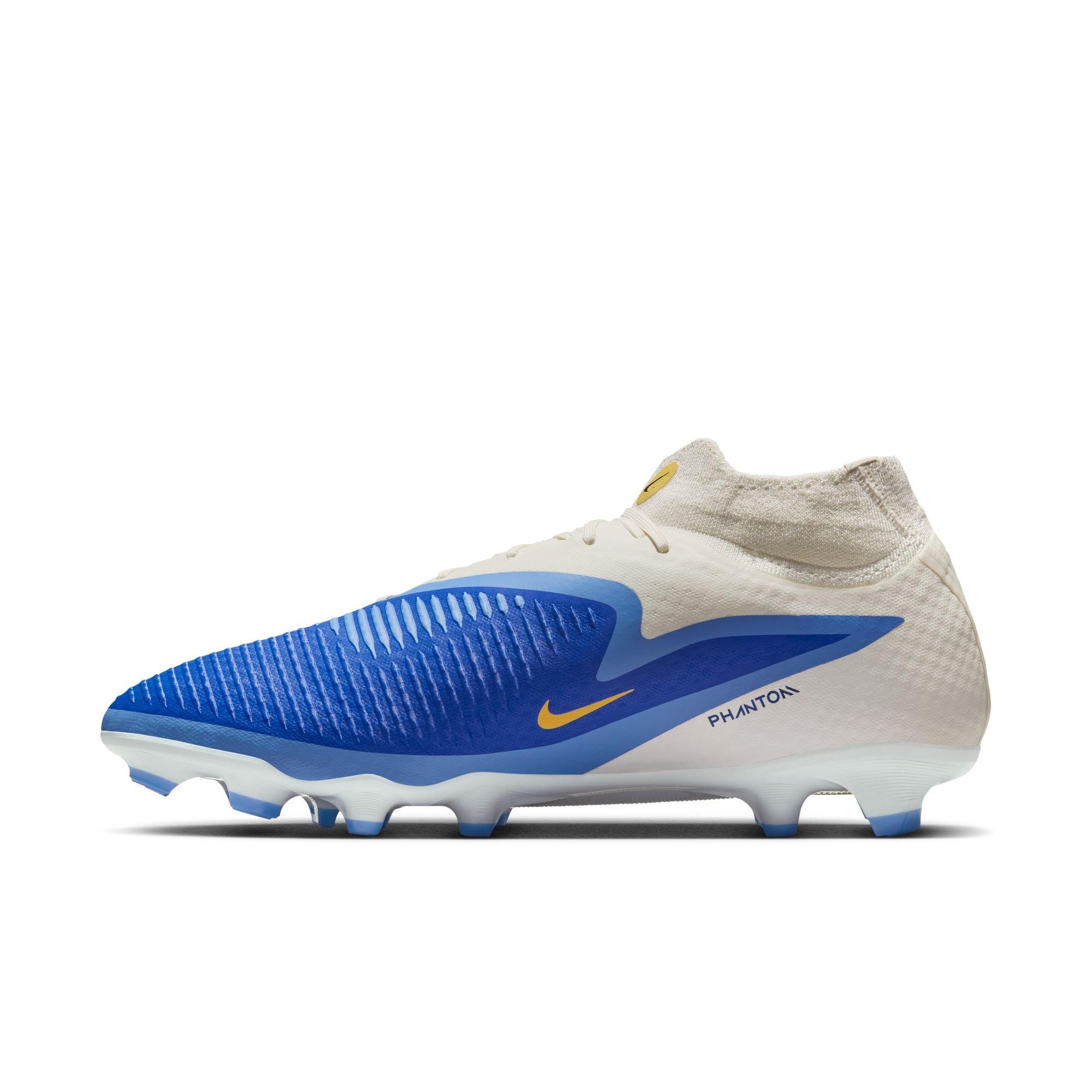 Nike Phantom 6 High Academy "Racer Blue" Men's Soccer Cleat - BLUE/BLACK Thumbnail View 8