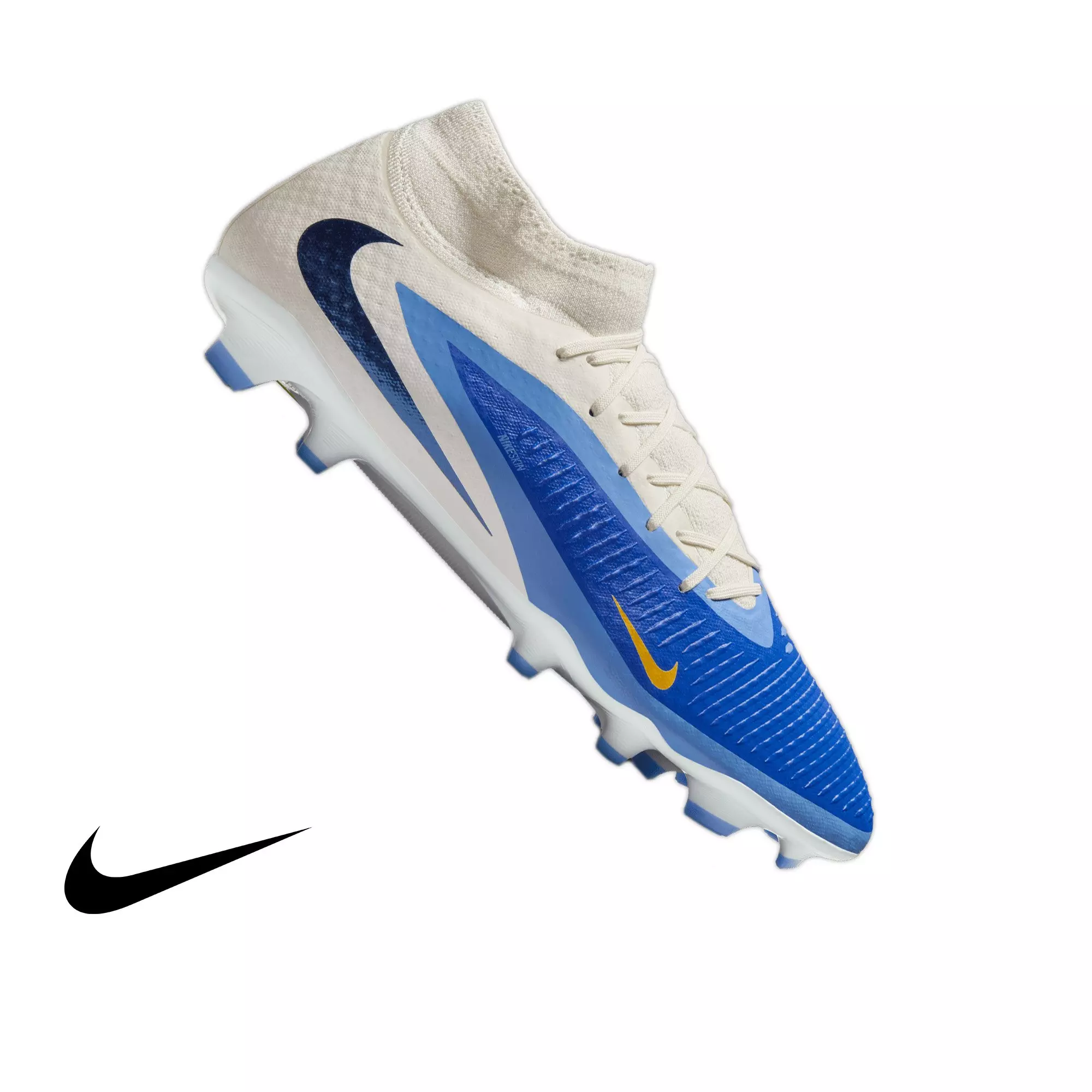 Nike Phantom 6 High Academy "Racer Blue" Men's Soccer Cleat - BLUE/BLACK