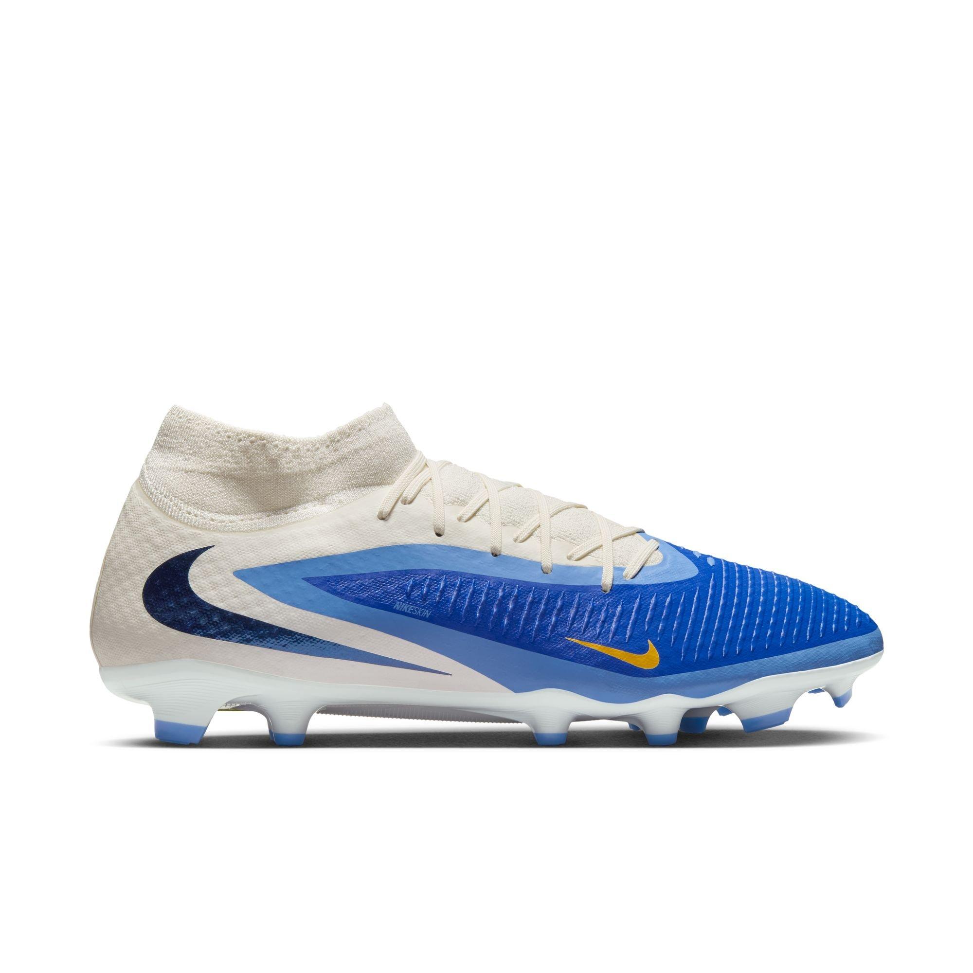 Nike Phantom 6 High Academy "Racer Blue" Men's Soccer Cleat - BLUE/BLACK Thumbnail View 1