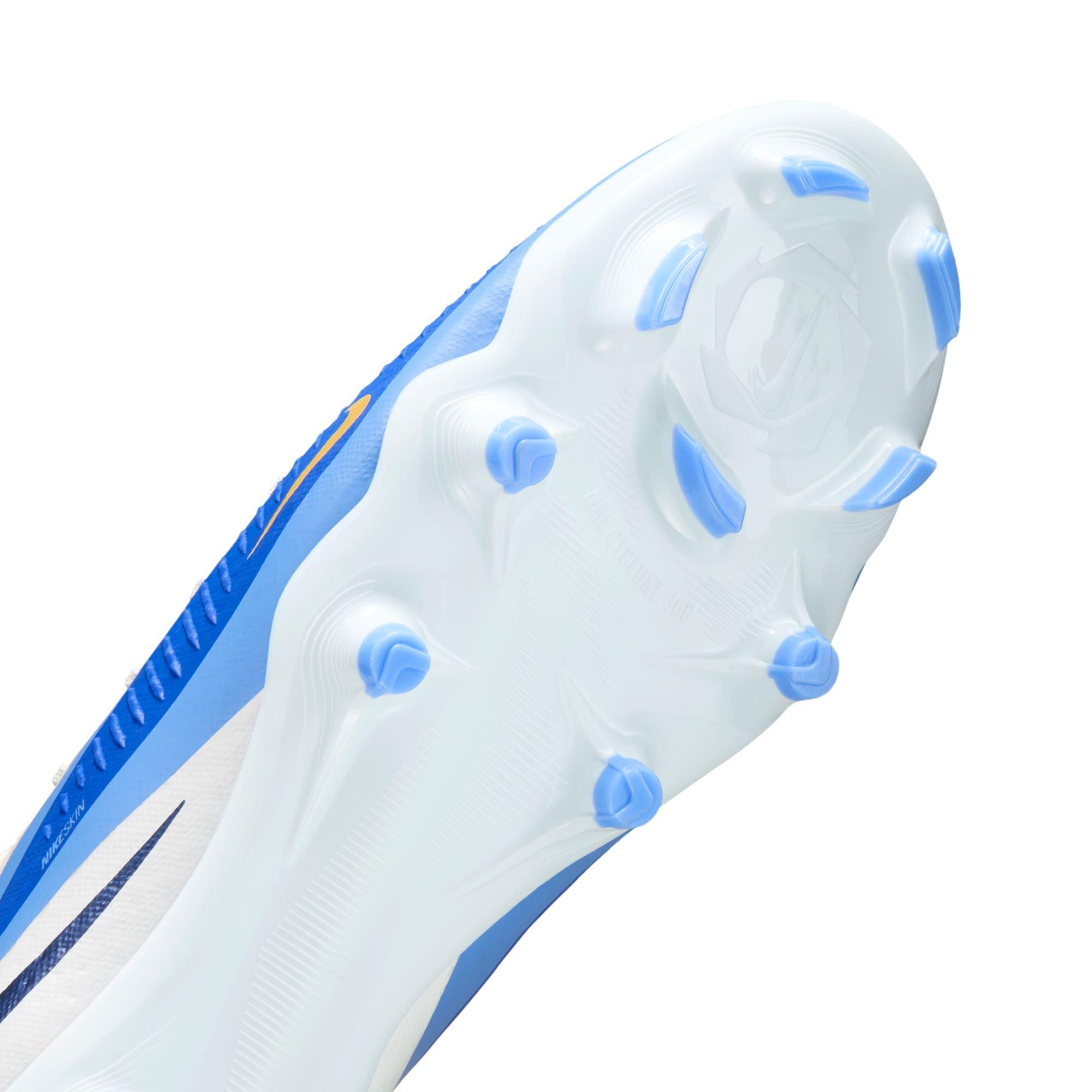 Nike Phantom 6 High Academy "Racer Blue" Men's Soccer Cleat - BLUE/BLACK Thumbnail View 4