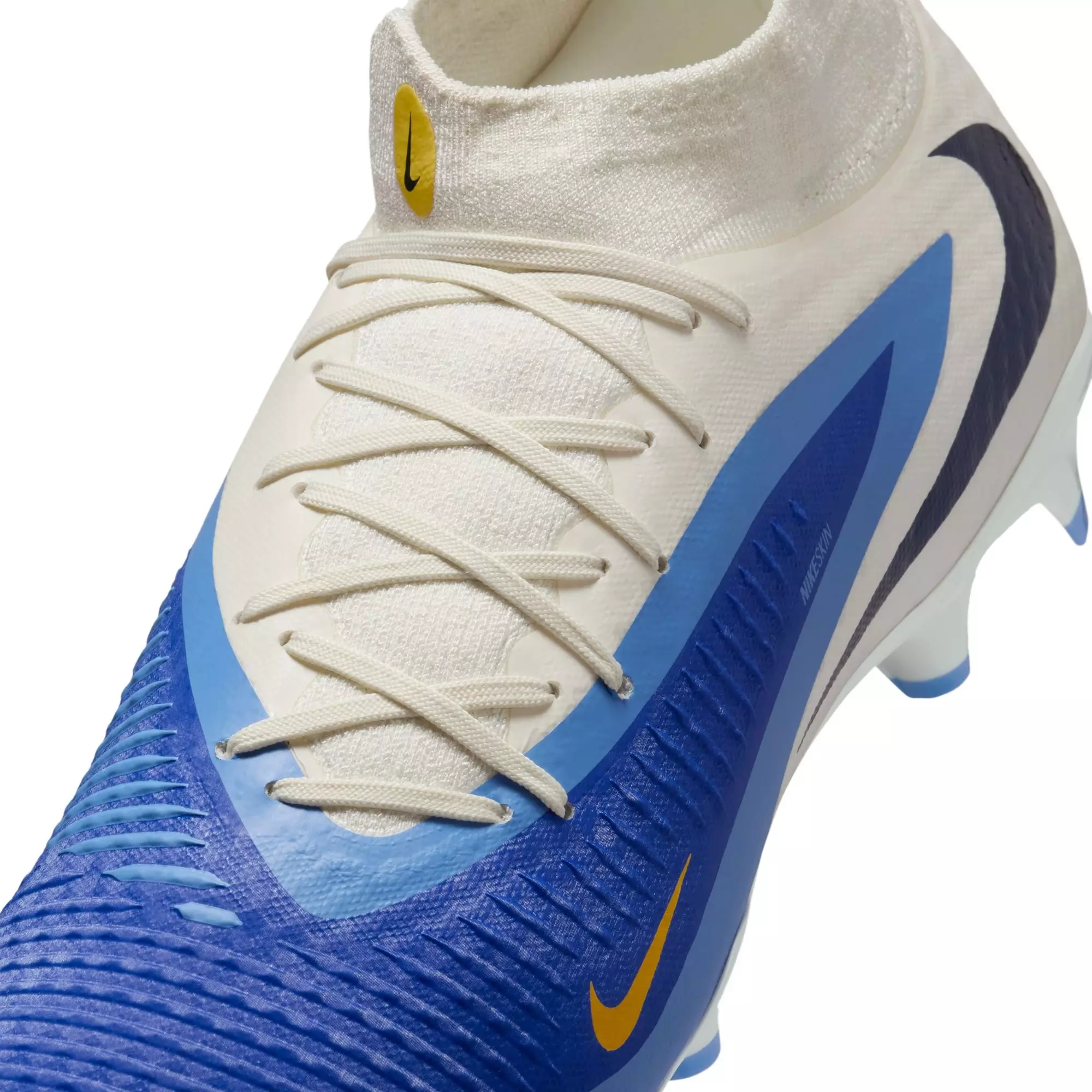 Nike Phantom 6 High Academy "Racer Blue" Men's Soccer Cleat - BLUE/BLACK