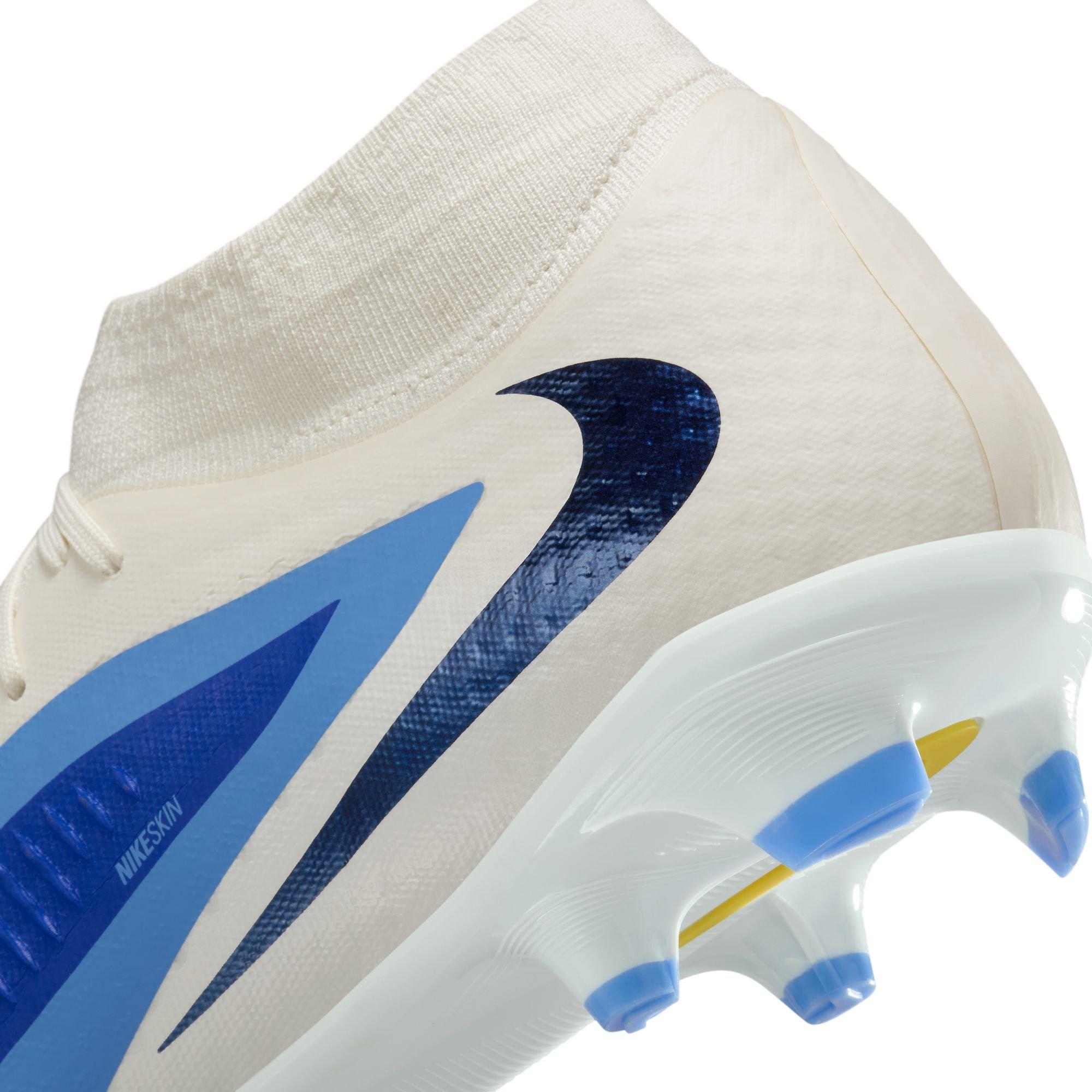 Nike Phantom 6 High Academy "Racer Blue" Men's Soccer Cleat - BLUE/BLACK Thumbnail View 6