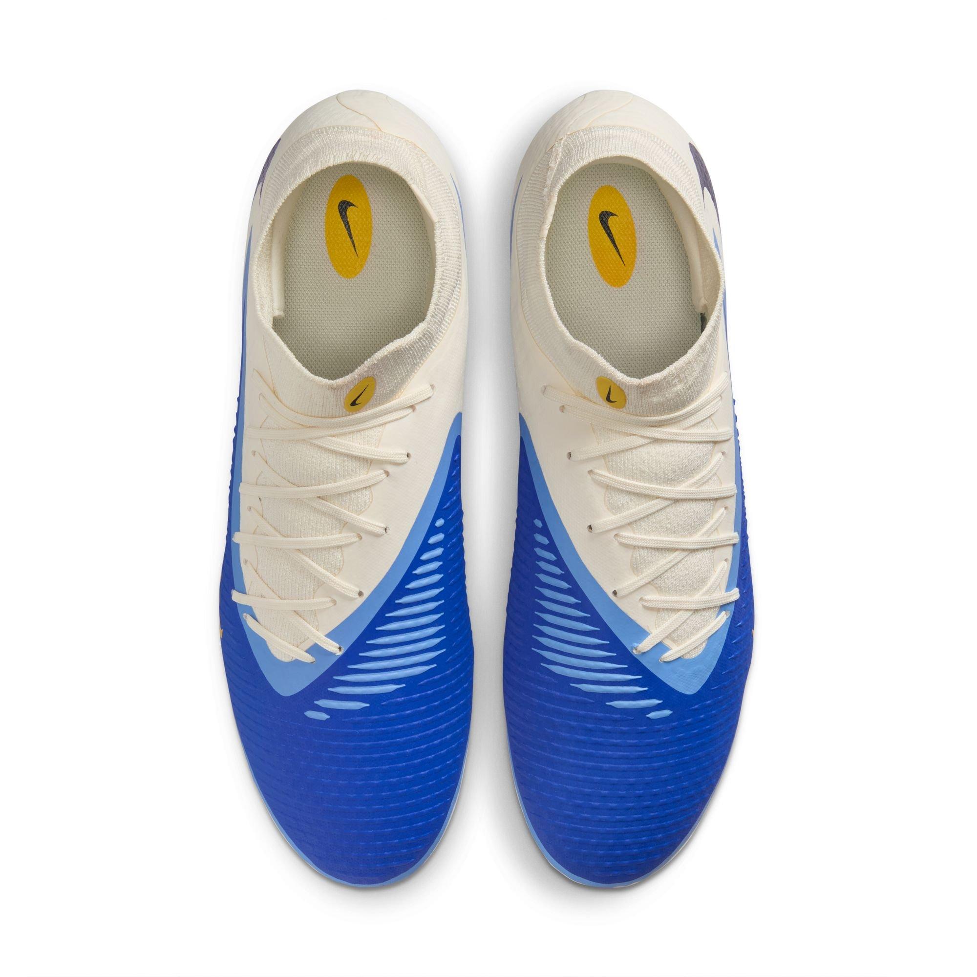 Nike Phantom 6 High Academy "Racer Blue" Men's Soccer Cleat - BLUE/BLACK Thumbnail View 10