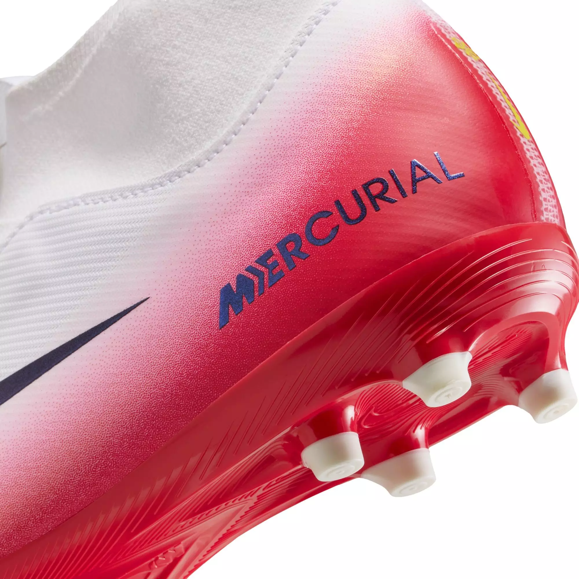 Nike Mercurial Superfly 10 Academy MG "University Red" Grade School Kids' Soccer Cleat - RED/BLACK