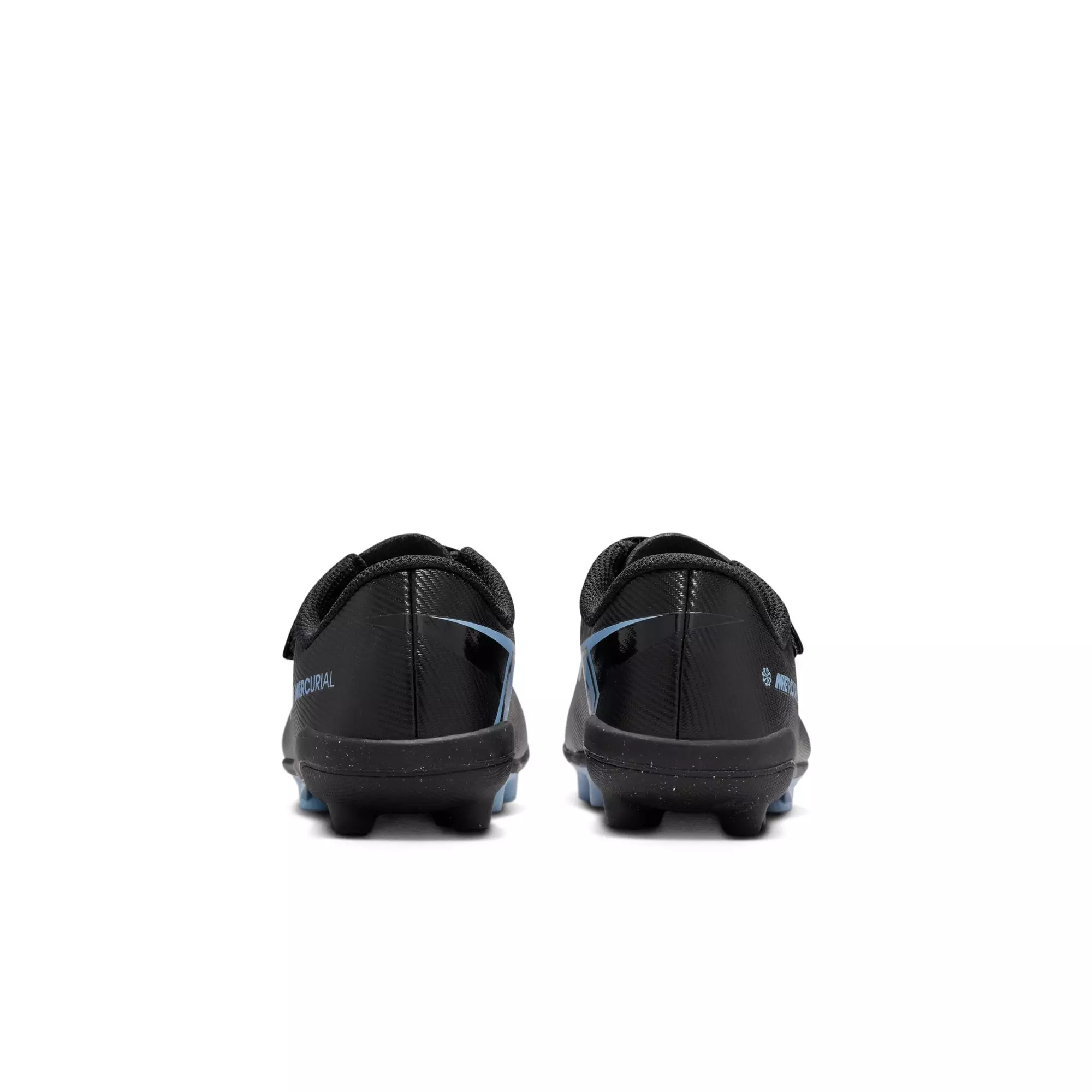 Nike Jr. Mercurial Vapor 16 Club "Ice Blue" Preschool Kids' Soccer Cleat - BLACK/BLUE