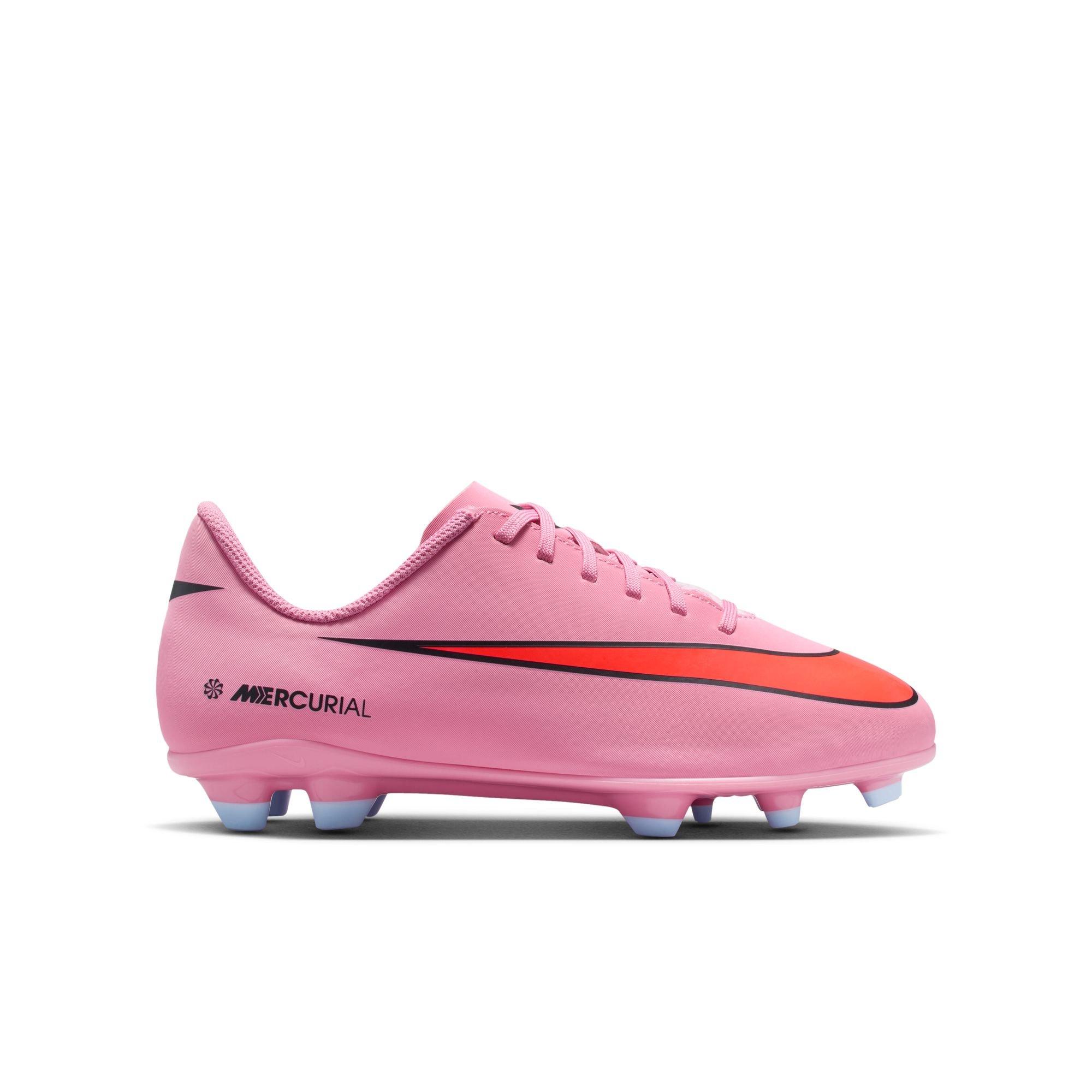 Pink Youth Wide Cleats Pink Kids' Soccer Cleats Hibbett