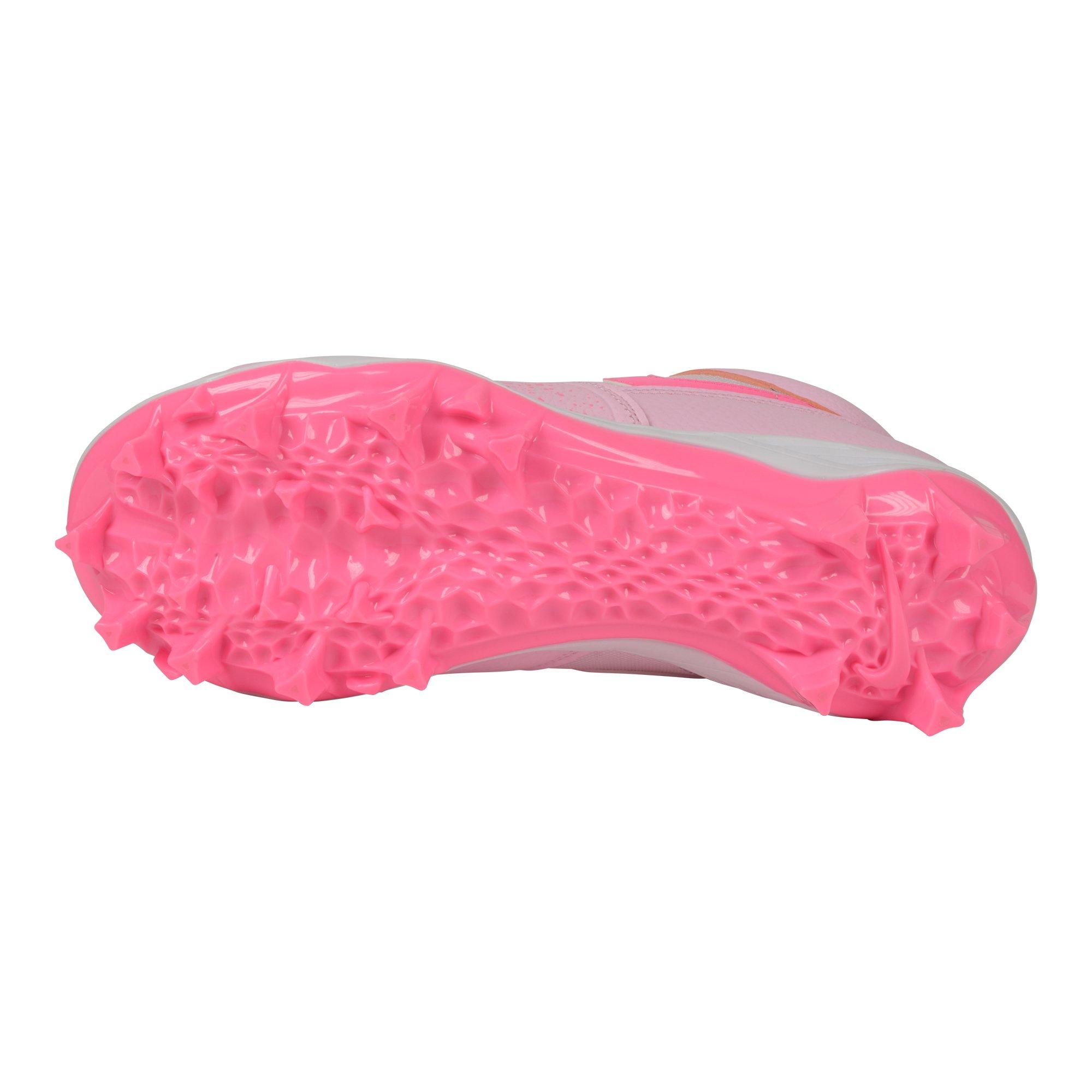 Jordan Stadium 90 Low TD "Pink Foam/Pink Glow/White" Men's Football Cleat - PINK/WHITE Thumbnail View 5