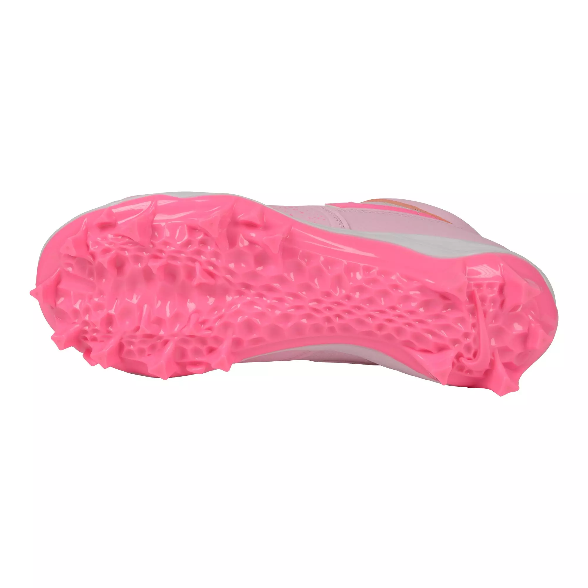 Jordan Stadium 90 Low TD "Pink Foam/Pink Glow/White" Men's Football Cleat - PINK/WHITE