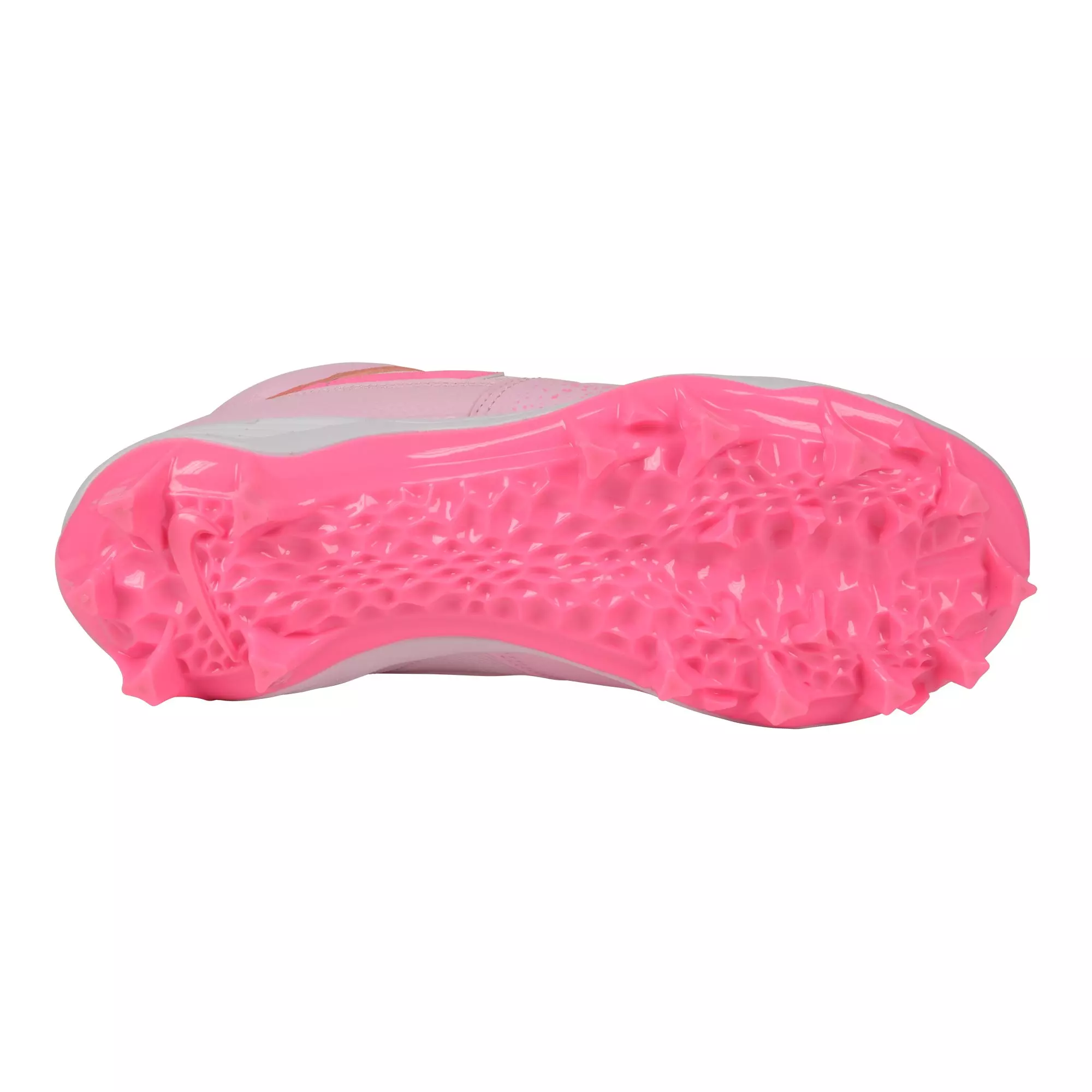 Jordan Stadium 90 Low TD "Pink Foam/Pink Glow/White" Men's Football Cleat - PINK/WHITE