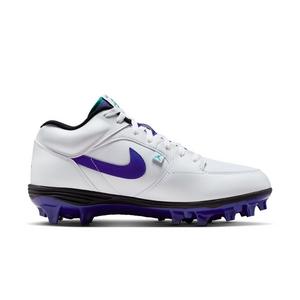 Jordan Stadium 90 Low TD "White/Grape Ice/New Emerald/Black" Men's Football Cleat