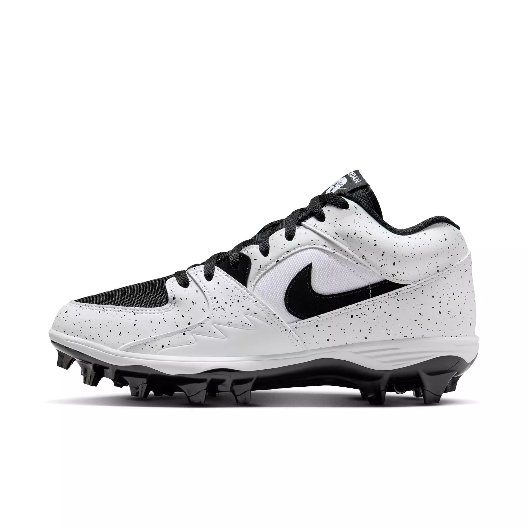 Jordan Stadium 90 Low TD "White/Black" Men's Football Cleat - WHITE/BLACK