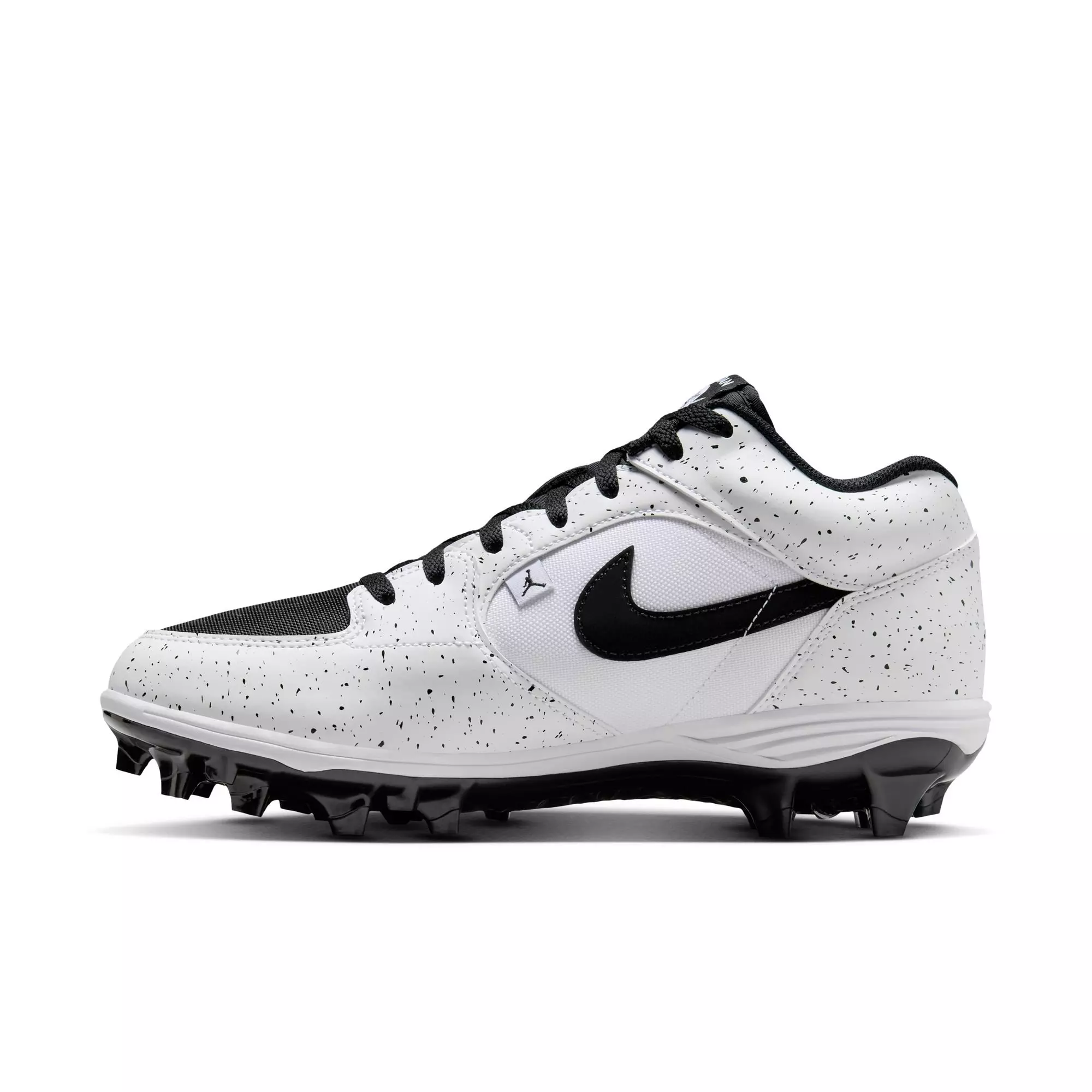 Jordan Stadium 90 Low TD "White/Black" Men's Football Cleat - WHITE/BLACK