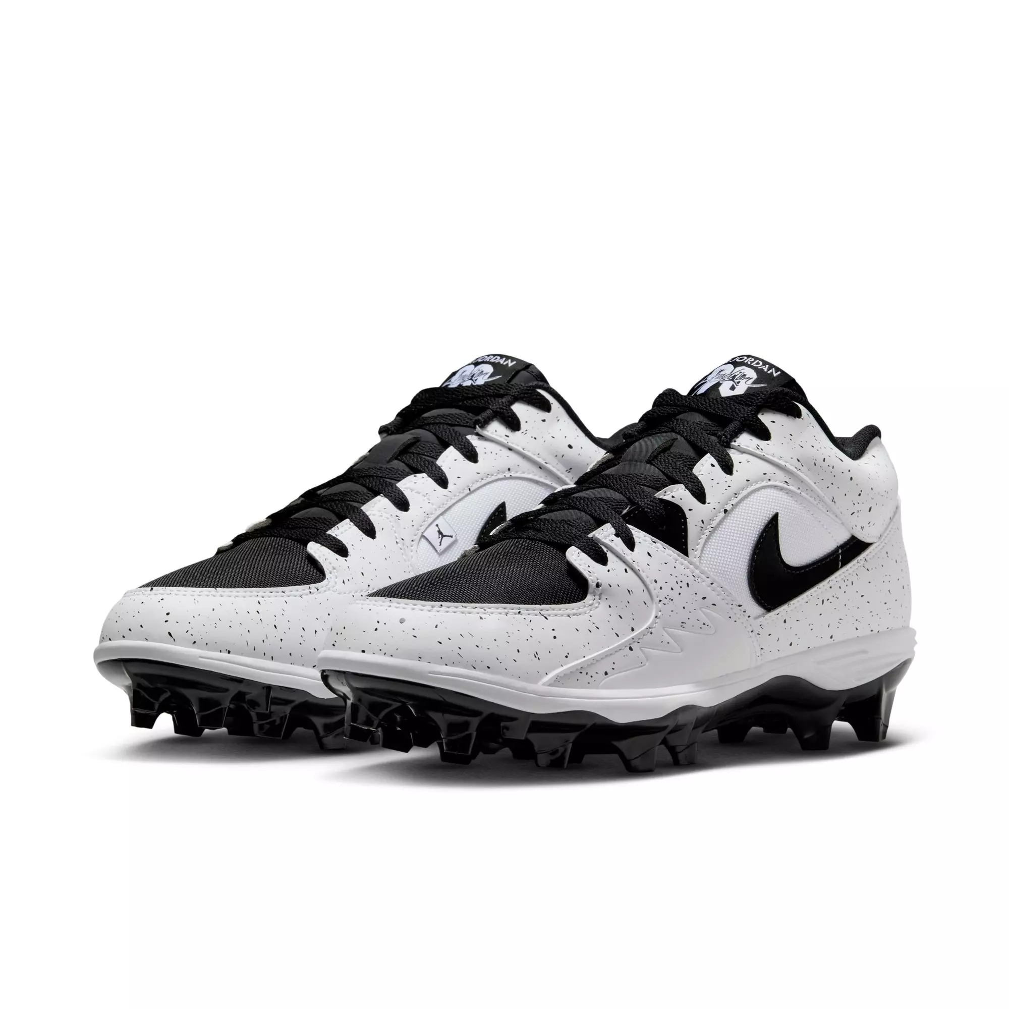 Jordan Stadium 90 Low TD "White/Black" Men's Football Cleat - WHITE/BLACK