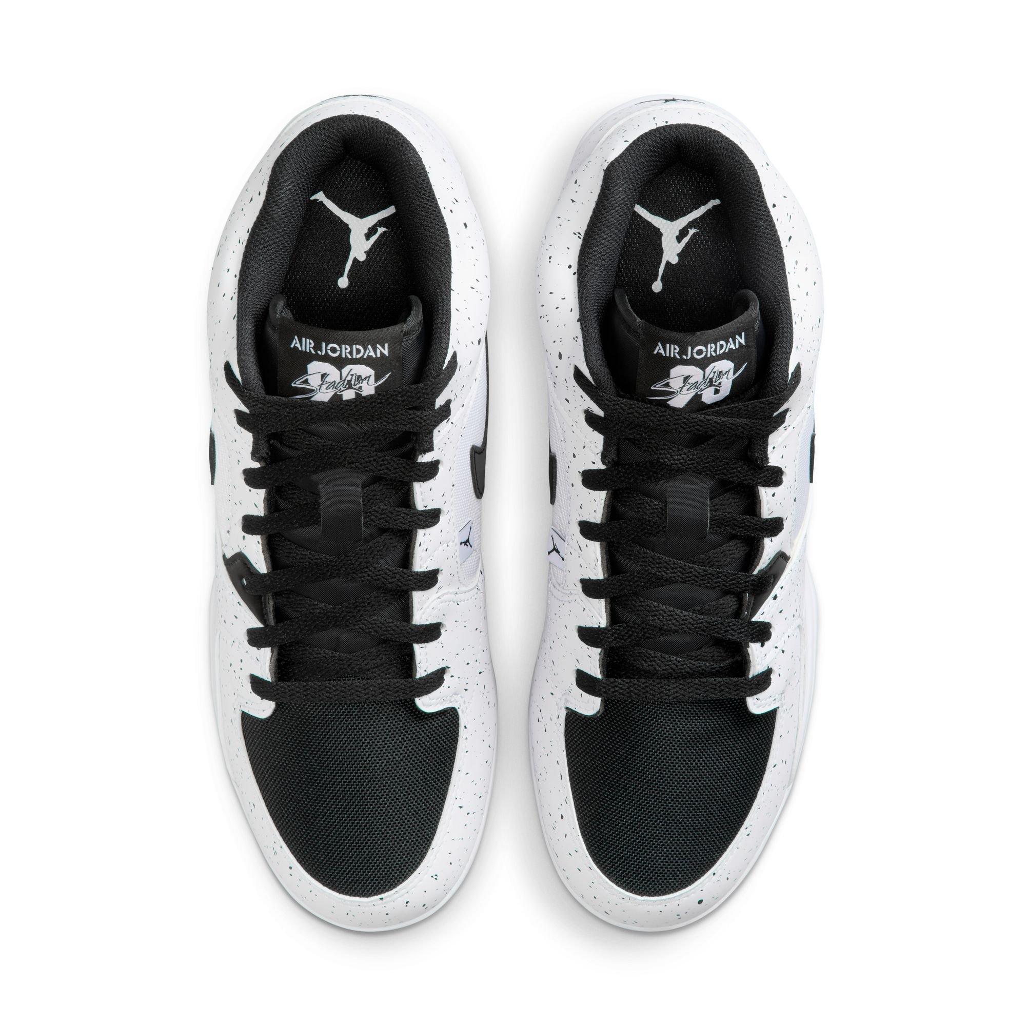 Jordan Stadium 90 Low TD "White/Black" Men's Football Cleat - WHITE/BLACK Thumbnail View 6